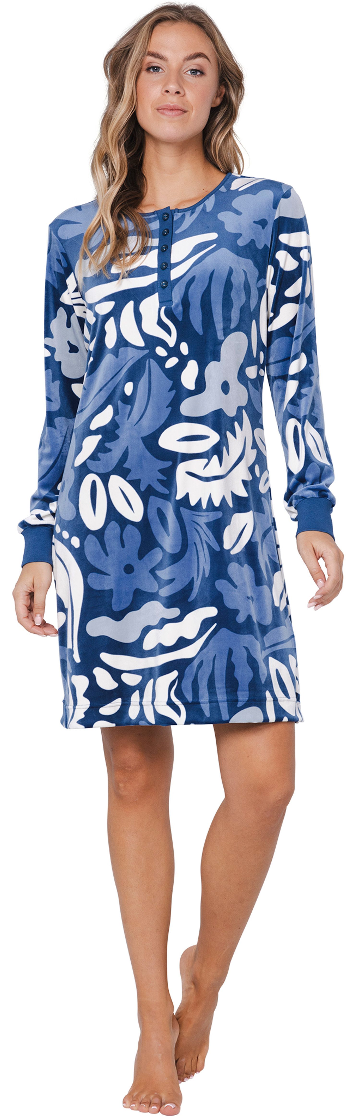Nachthemd Kuscheliges Damen Nikki Schlafshirt