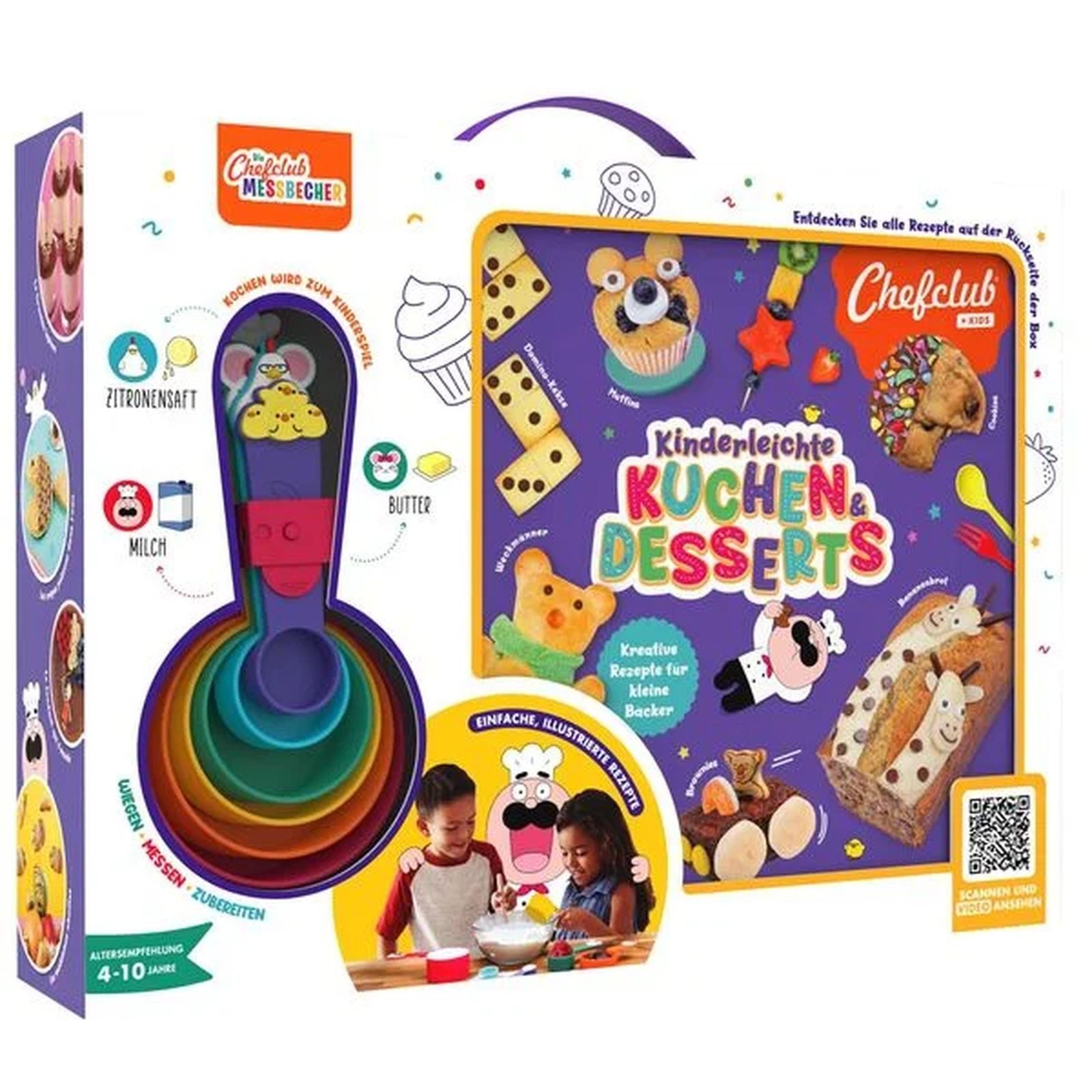 Chefclub Kreativset Kinderleichte Kuchen & Desserts, inkl. kostenloser Chefclub-App
