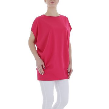Ital-Design Tunikashirt Damen Freizeit (85987277) Stretch Top & Shirt in Pink