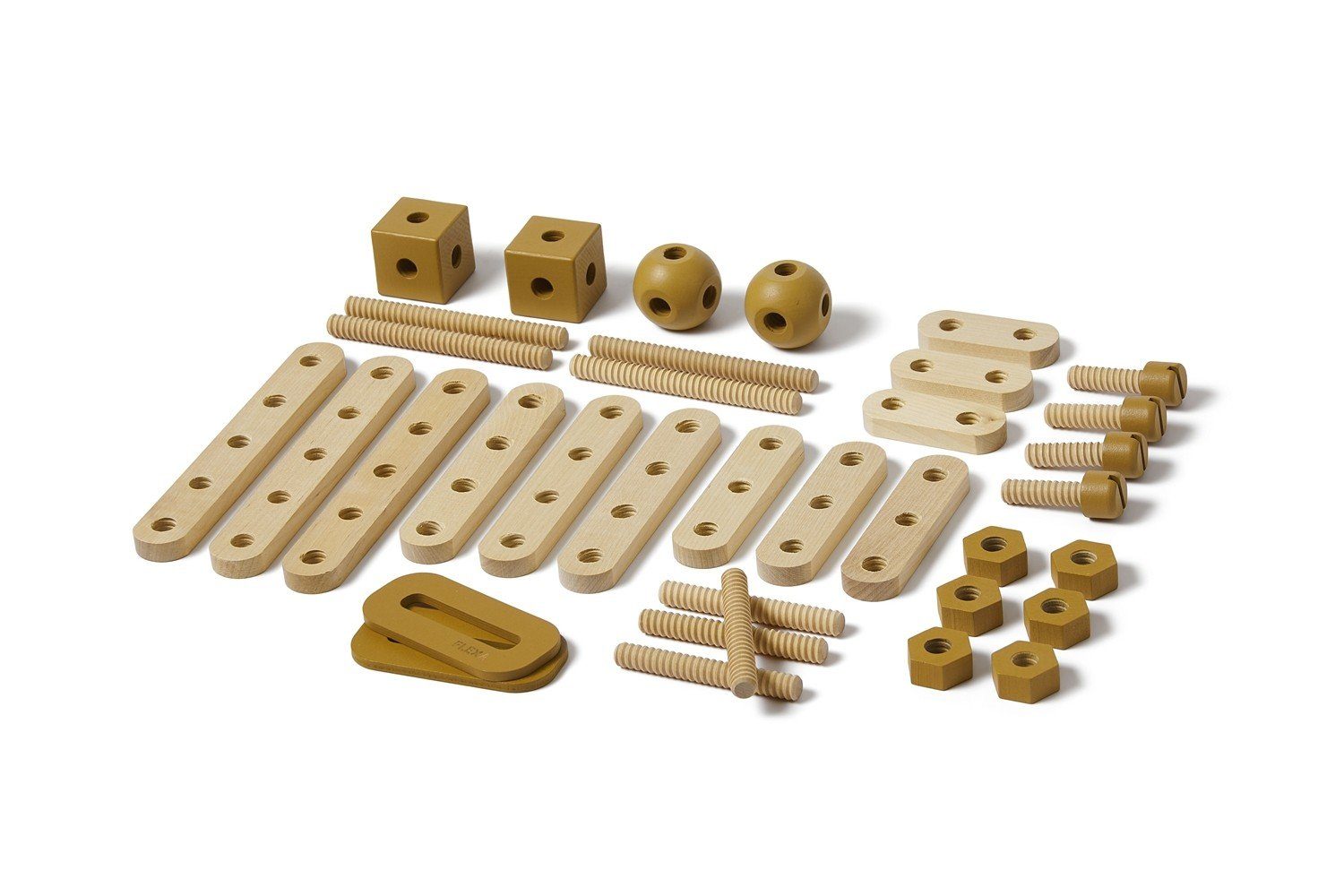 Flexa Bau-Set, gelb Spielbausteine