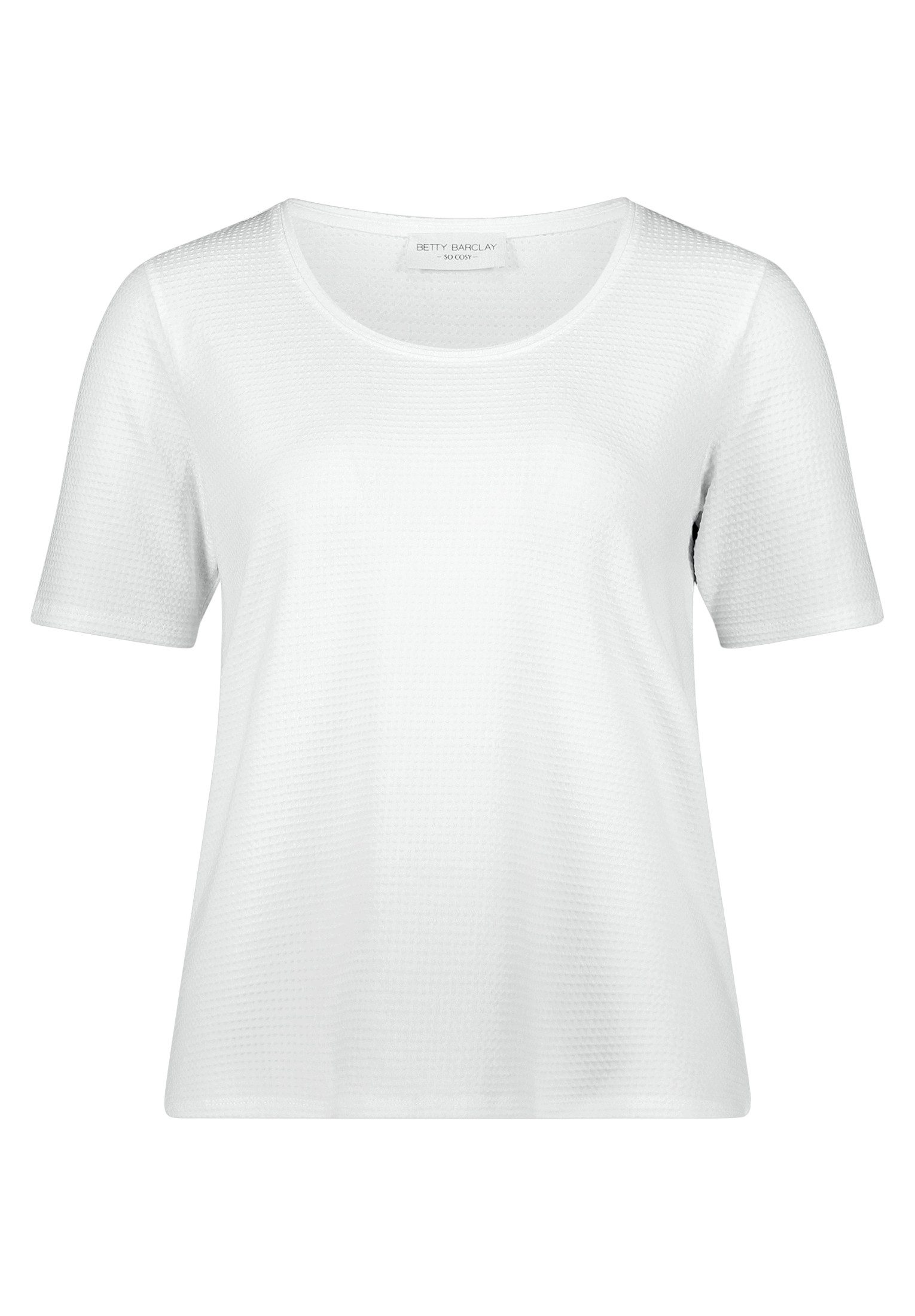 Kurzarmshirt Damen mit Struktur