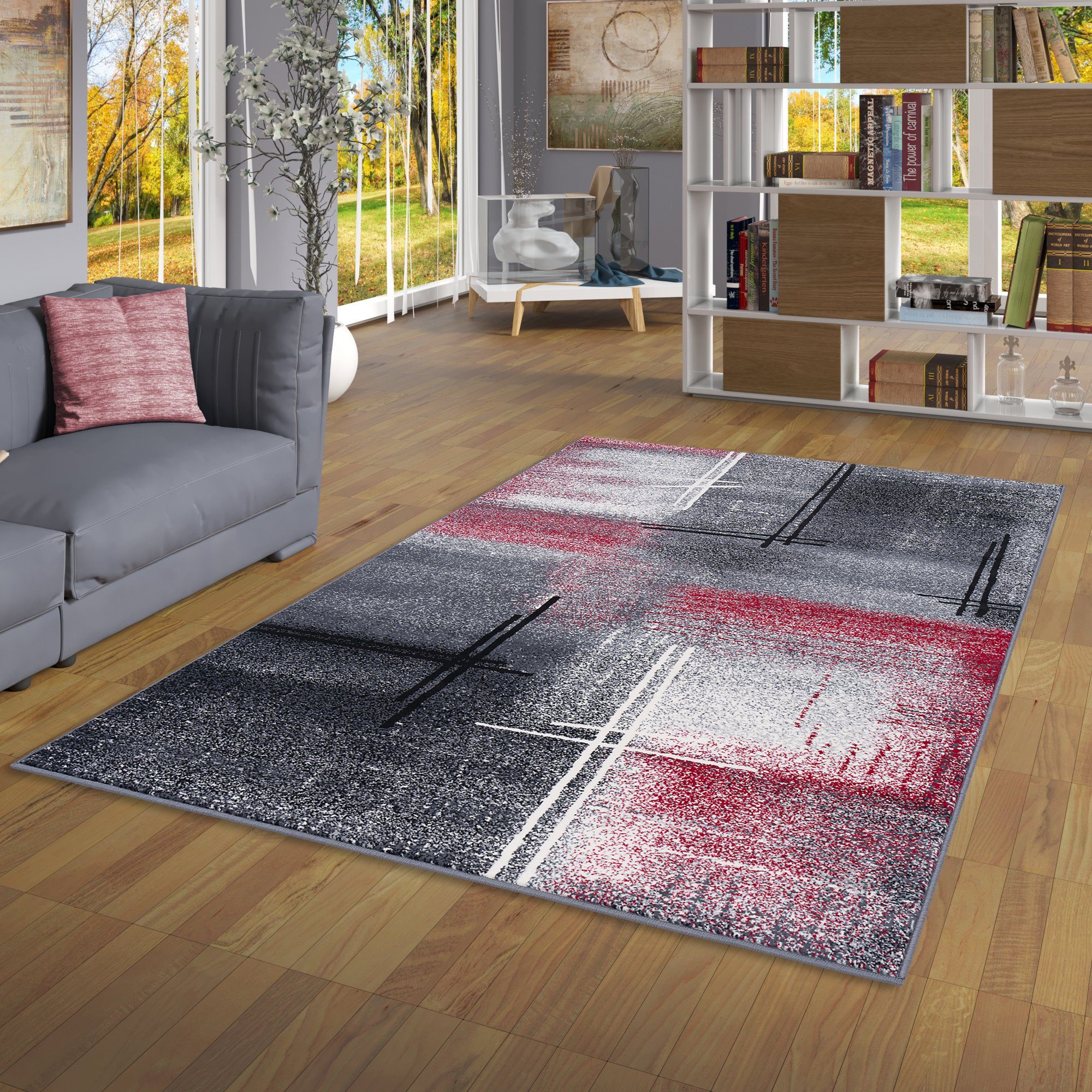 Pergamon Designteppich Designer Teppich Brilliant Verlauf, Rechteckig, Höhe: 6 mm