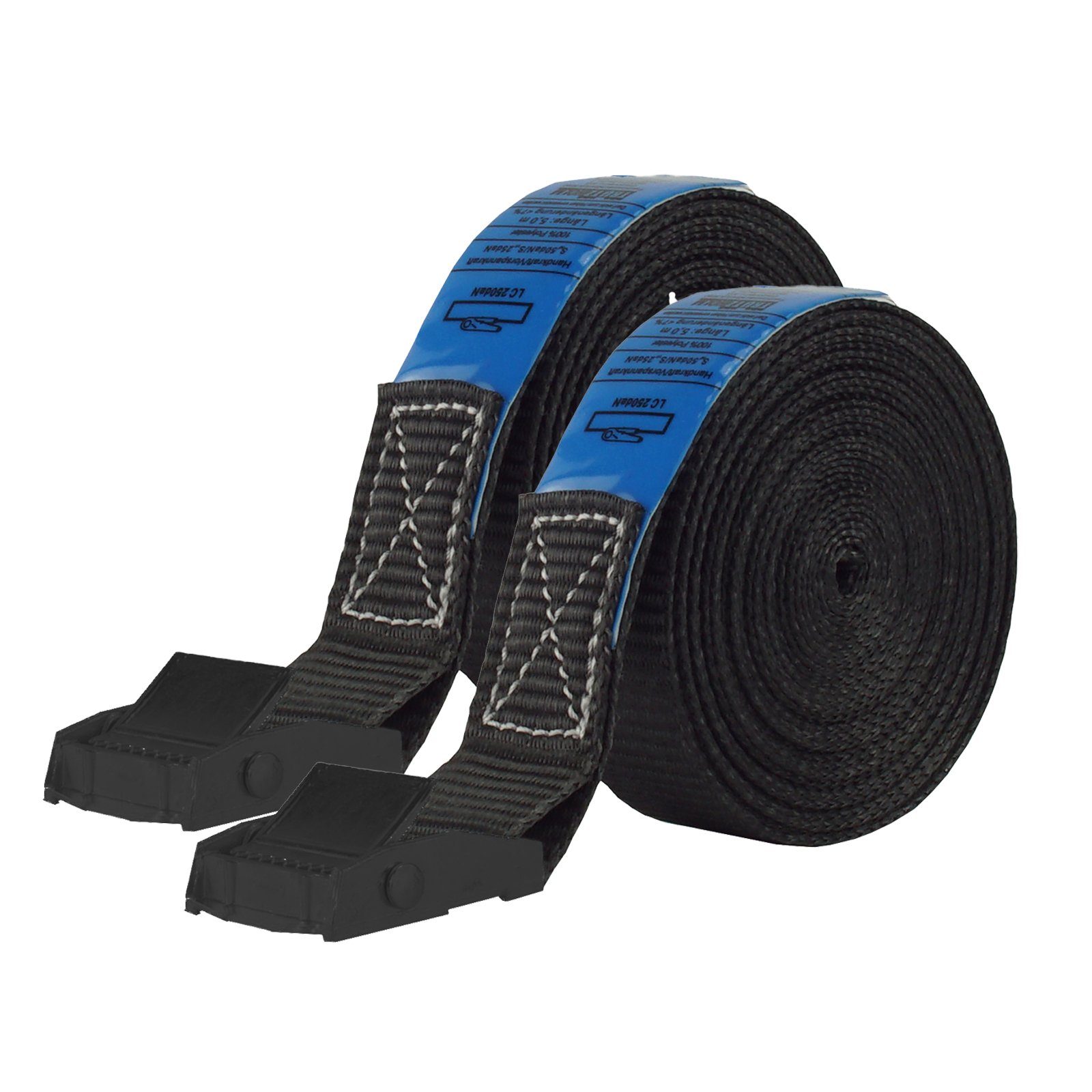 Spanngurt 2x Profi Spanngurt Gurt Zurrgurt Klemmschloss Auto 1-tlg 5m 250 kg