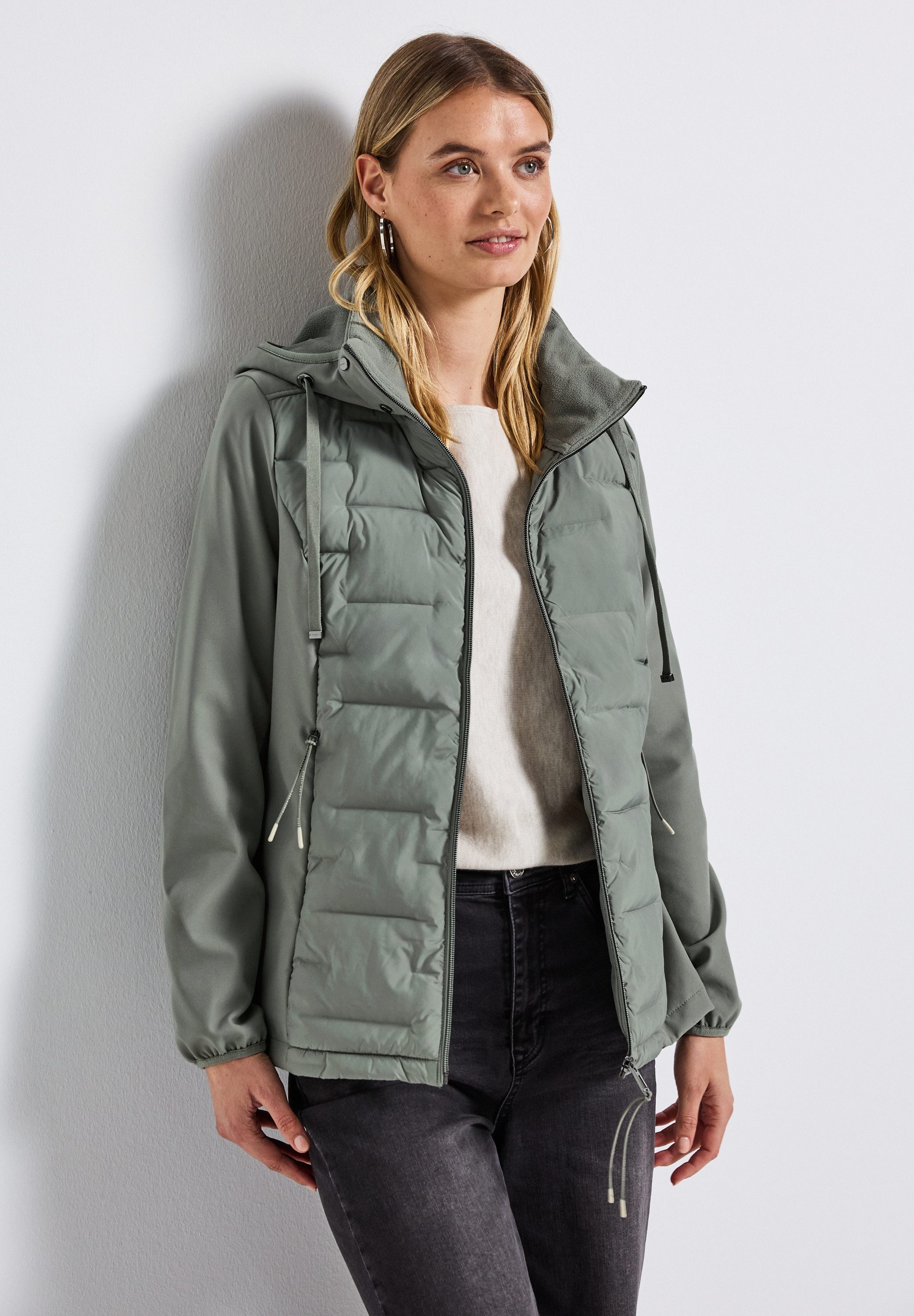 STREET ONE Softshelljacke mit Kapuze günstig online kaufen
