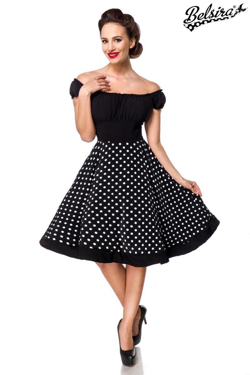 Trachtenkleid Belsira Schulterfreies Swing-Kleid - (2XL,3XL,L,M,S,XL)