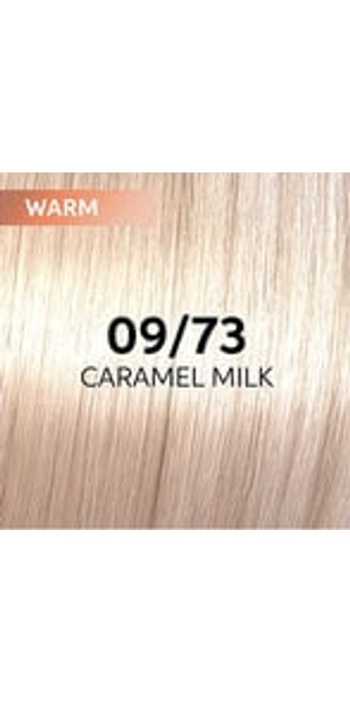 Wella Haarfarbe Wella ShineFinity Zero Lift Glaze 09/73 Caramel Milk 60ml