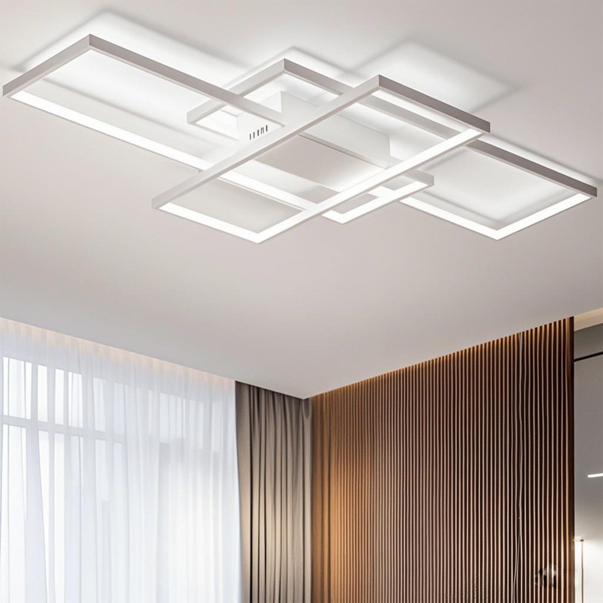 YINDN Deckenleuchte, 90*50cm LED Deckenleuchten, Kaltweiß günstig online kaufen