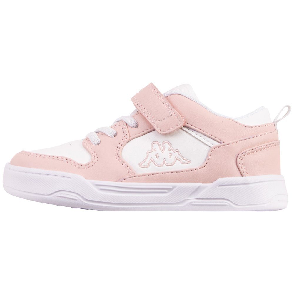 Kappa Sneaker rosé-white kinderfußgerechter in Passform