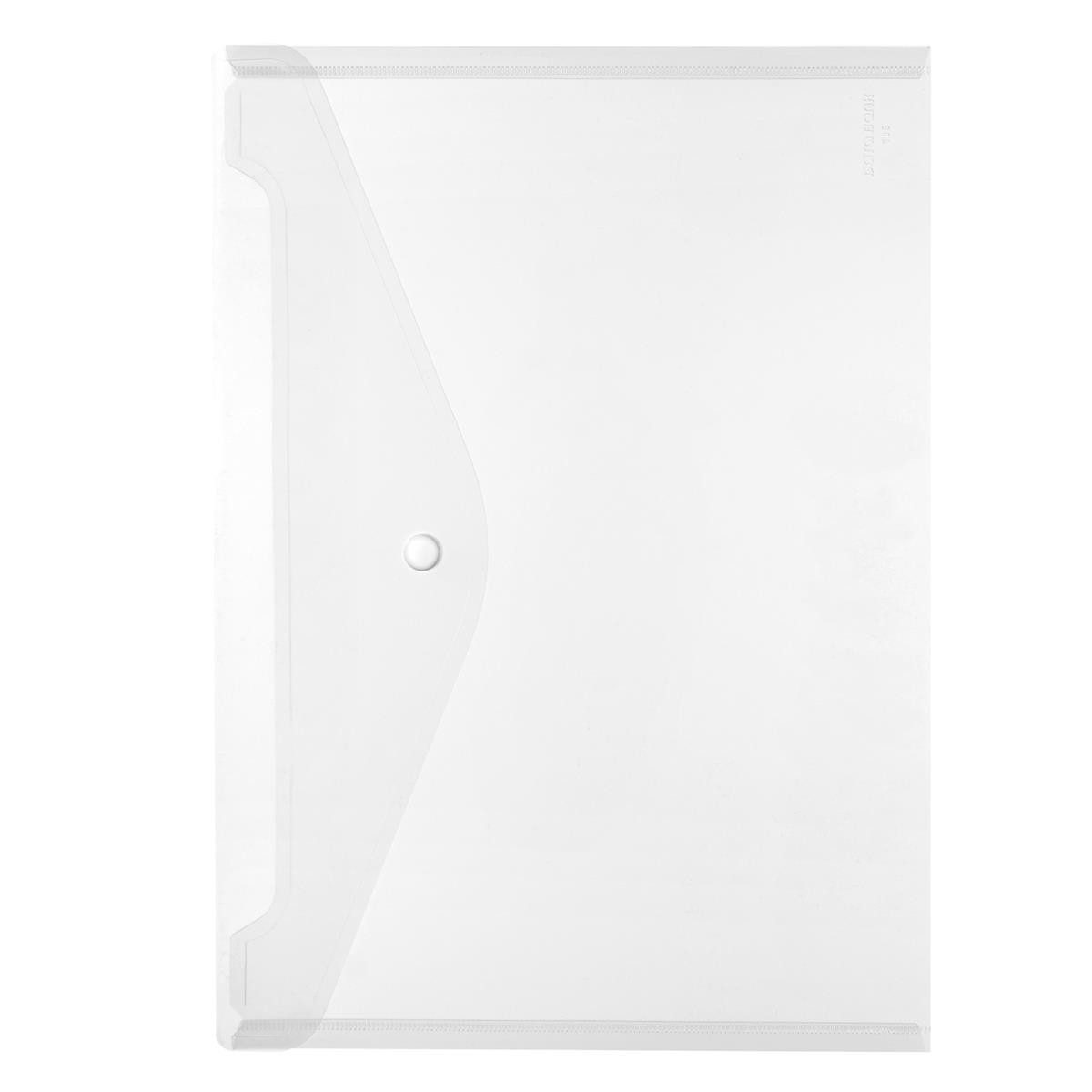 Herlitz Briefumschlag herlitz Dokumententasche, DIN A4, PP, weiá/transparent