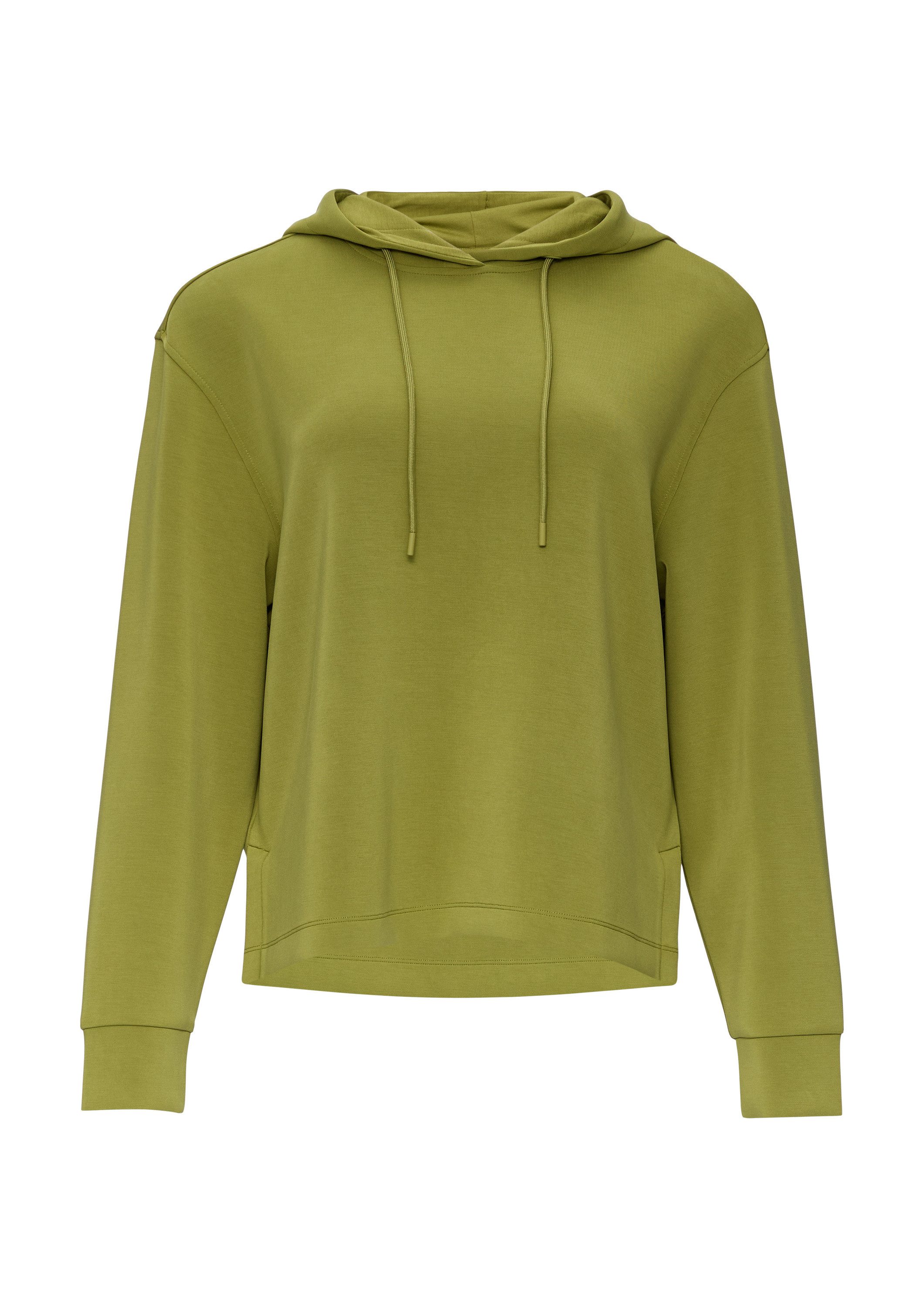 s.Oliver Sweatshirt Sweatshirt Hoodie aus Scuba im Relaxed Fit