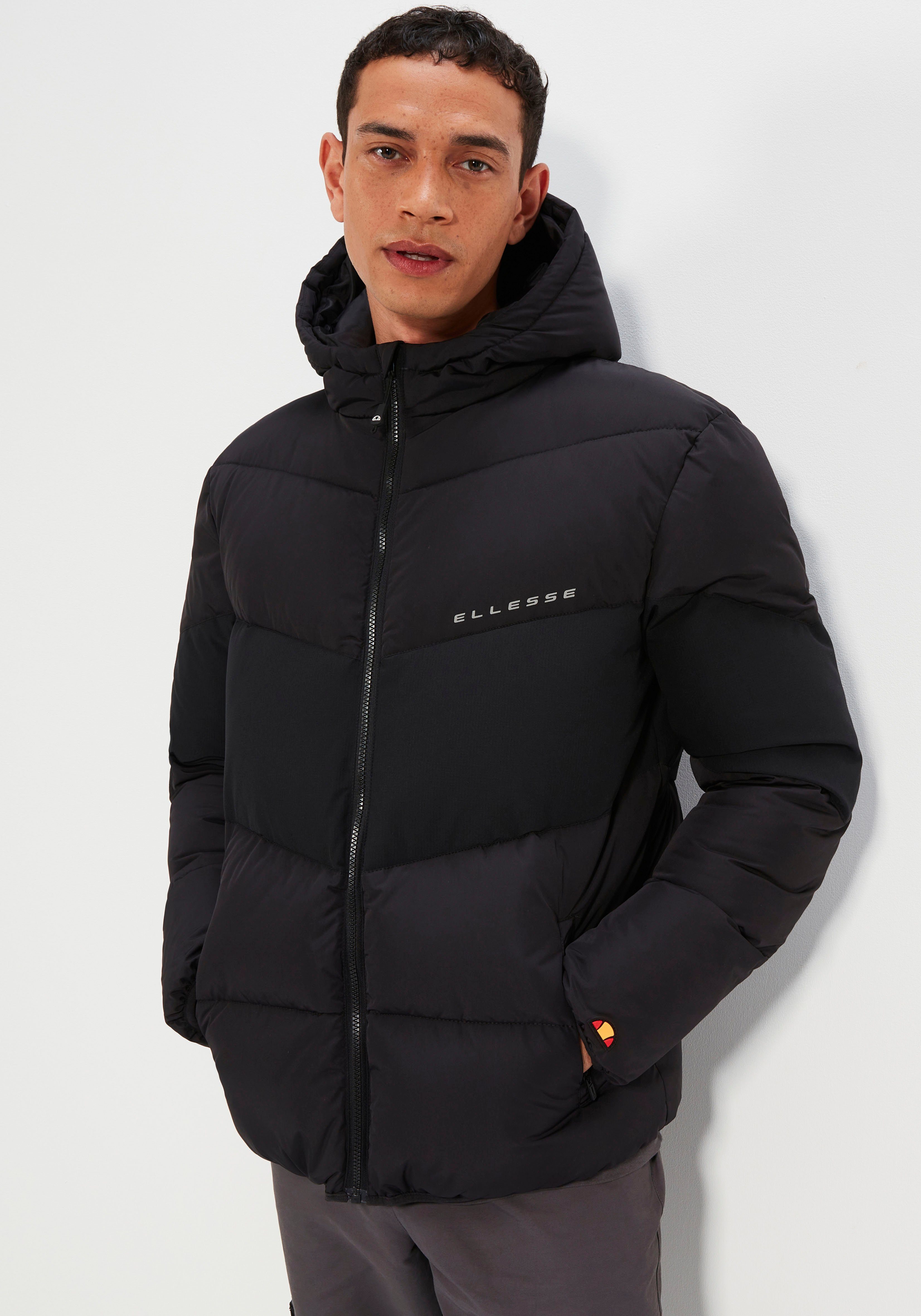 Outdoorjacke Ellesse Black Sabatini Jacket Padded