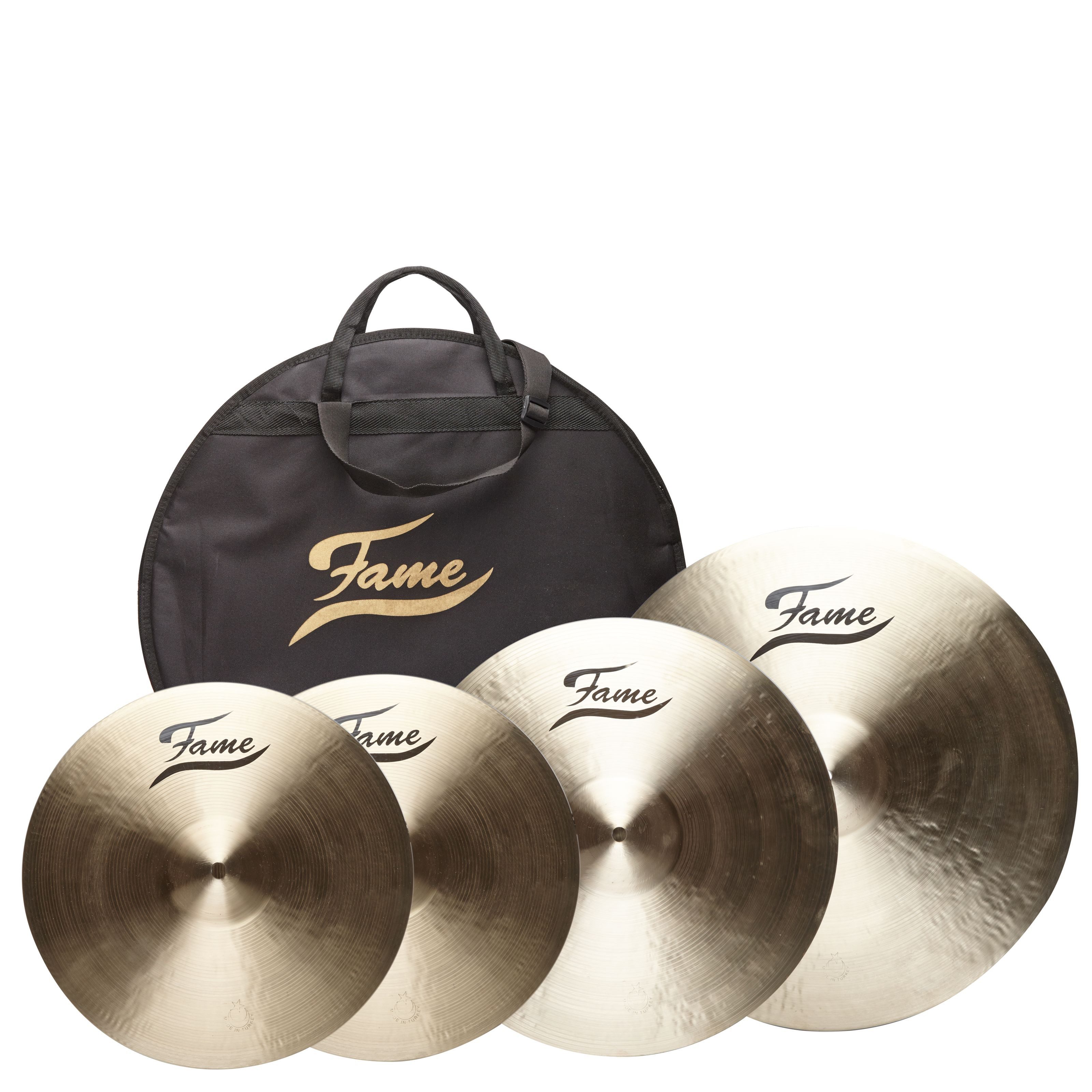 FAME Schlagzeug, Percussion, Cajons, Fortress Studio Bundle Blue - Drum-Set