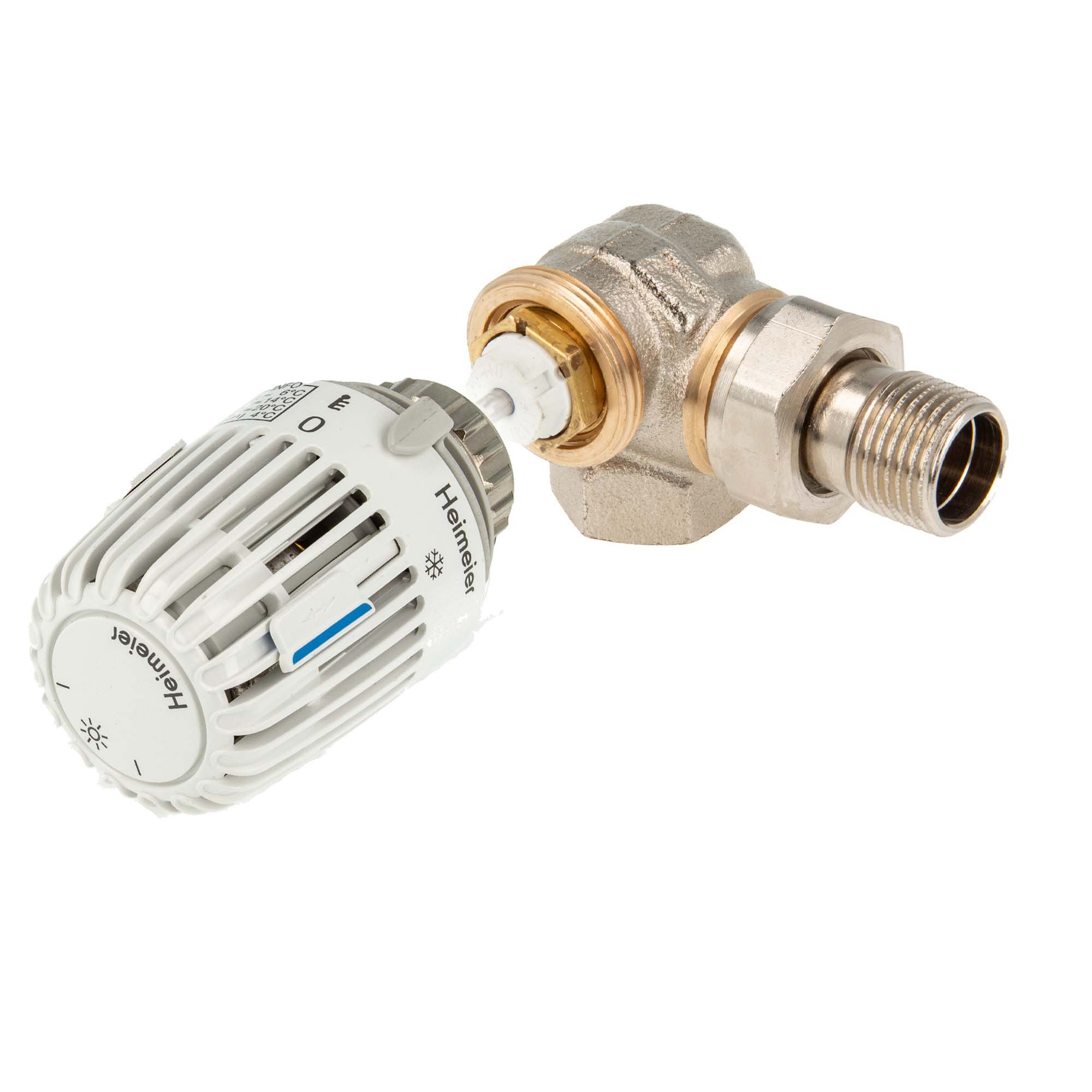 tecuro Heizkörperthermostat Kombi-Set Thermostatkopf K mit günstig online kaufen