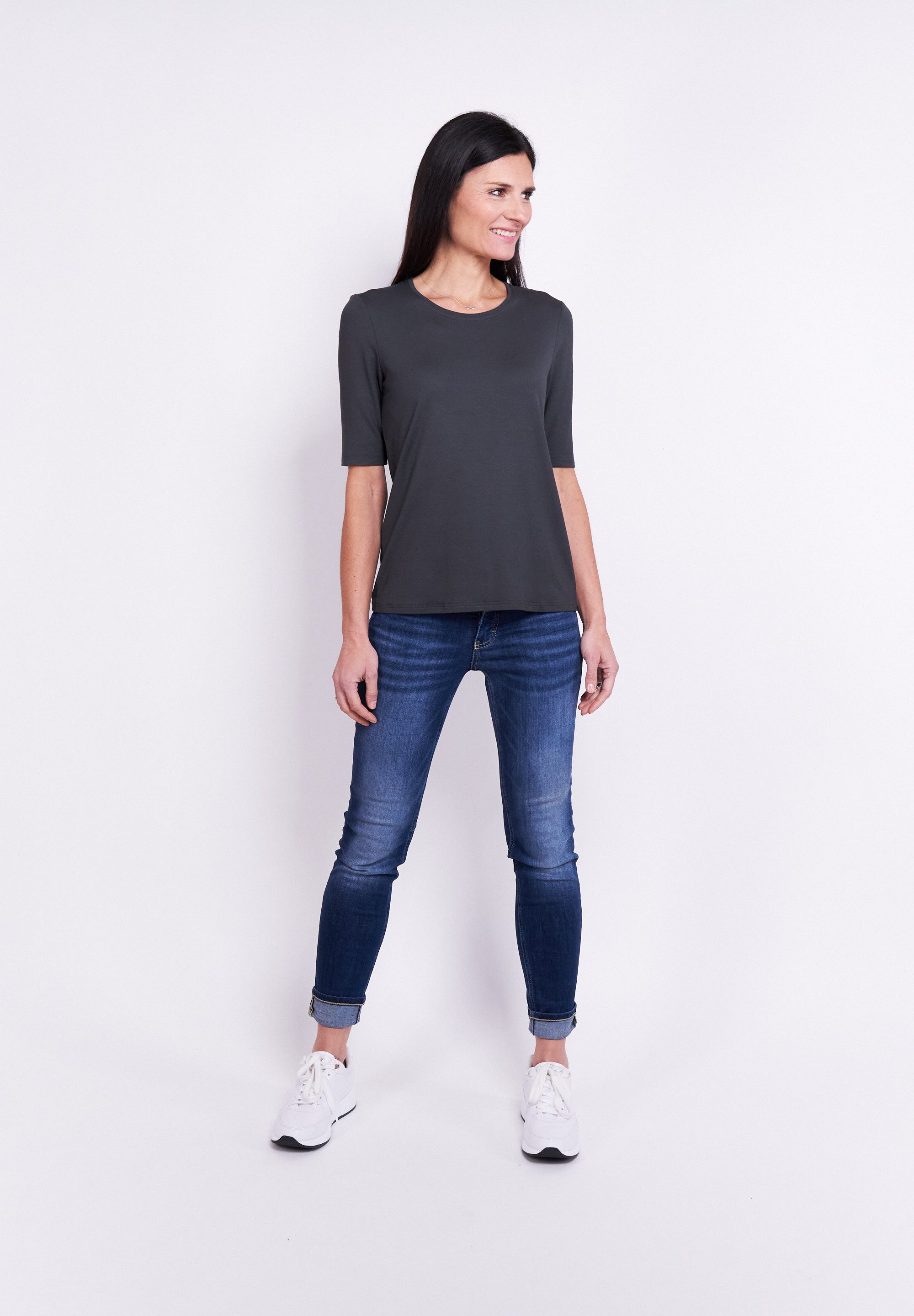 Seidel Moden T-Shirt mit Rundhalsausschnitt, MADE IN GERMANY