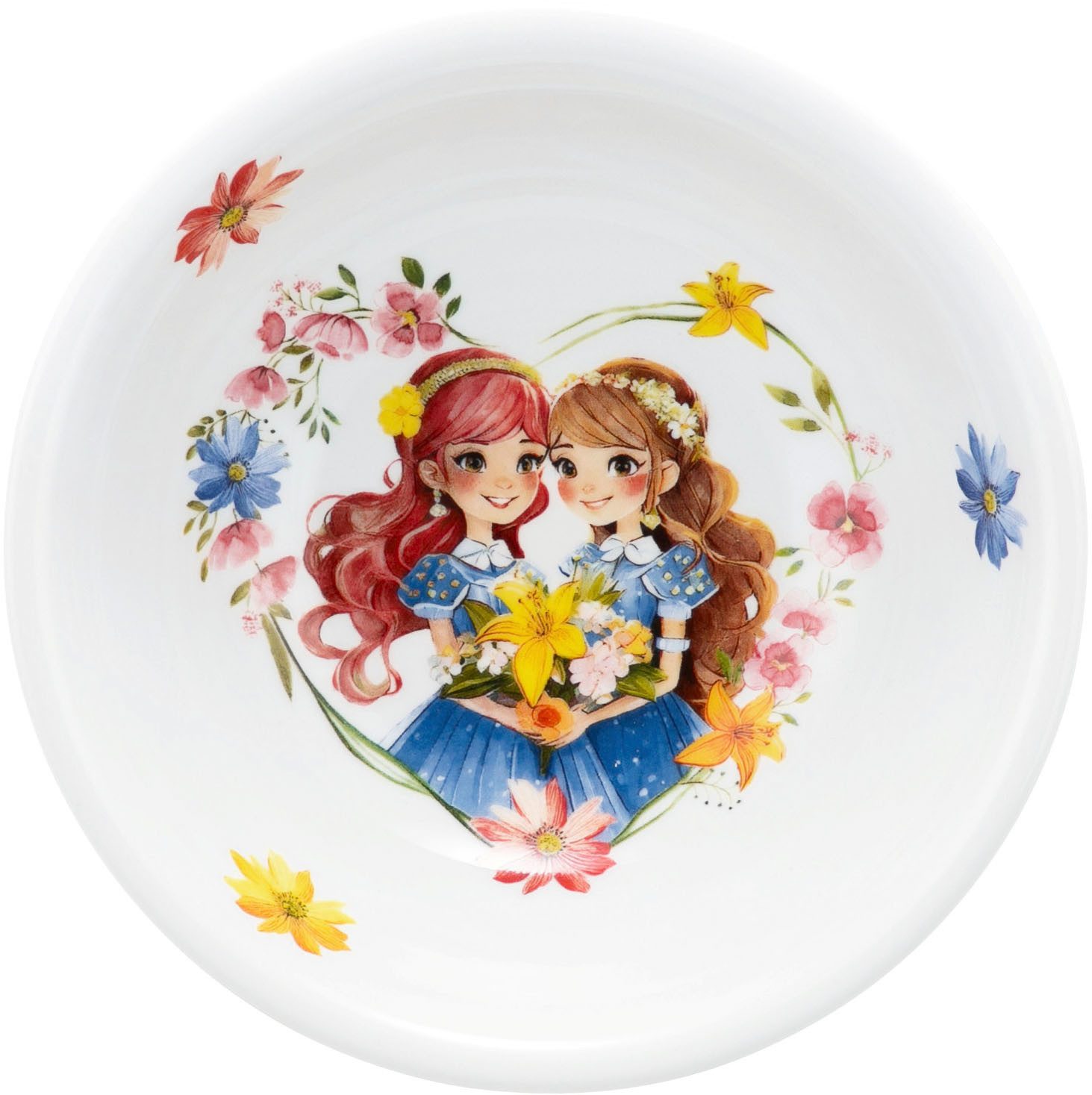 Seltmann Weiden Schüssel Compact - Prinzessin, Porzellan, (1-tlg), Schale rund 16 cm