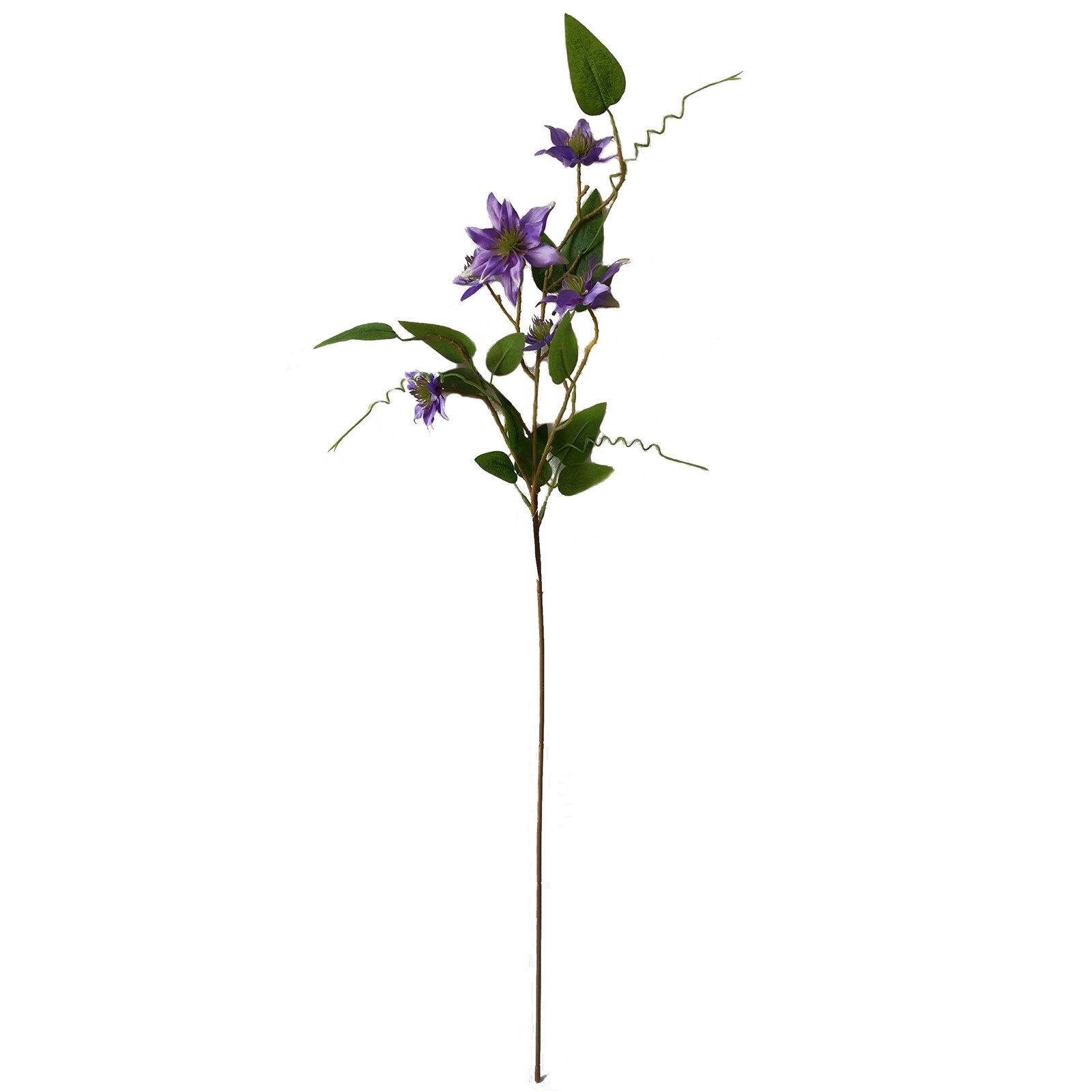 Kunstblume Kunstblume Lila Flora, HTI-Living, Höhe 89 cm, großer Clematis f günstig online kaufen