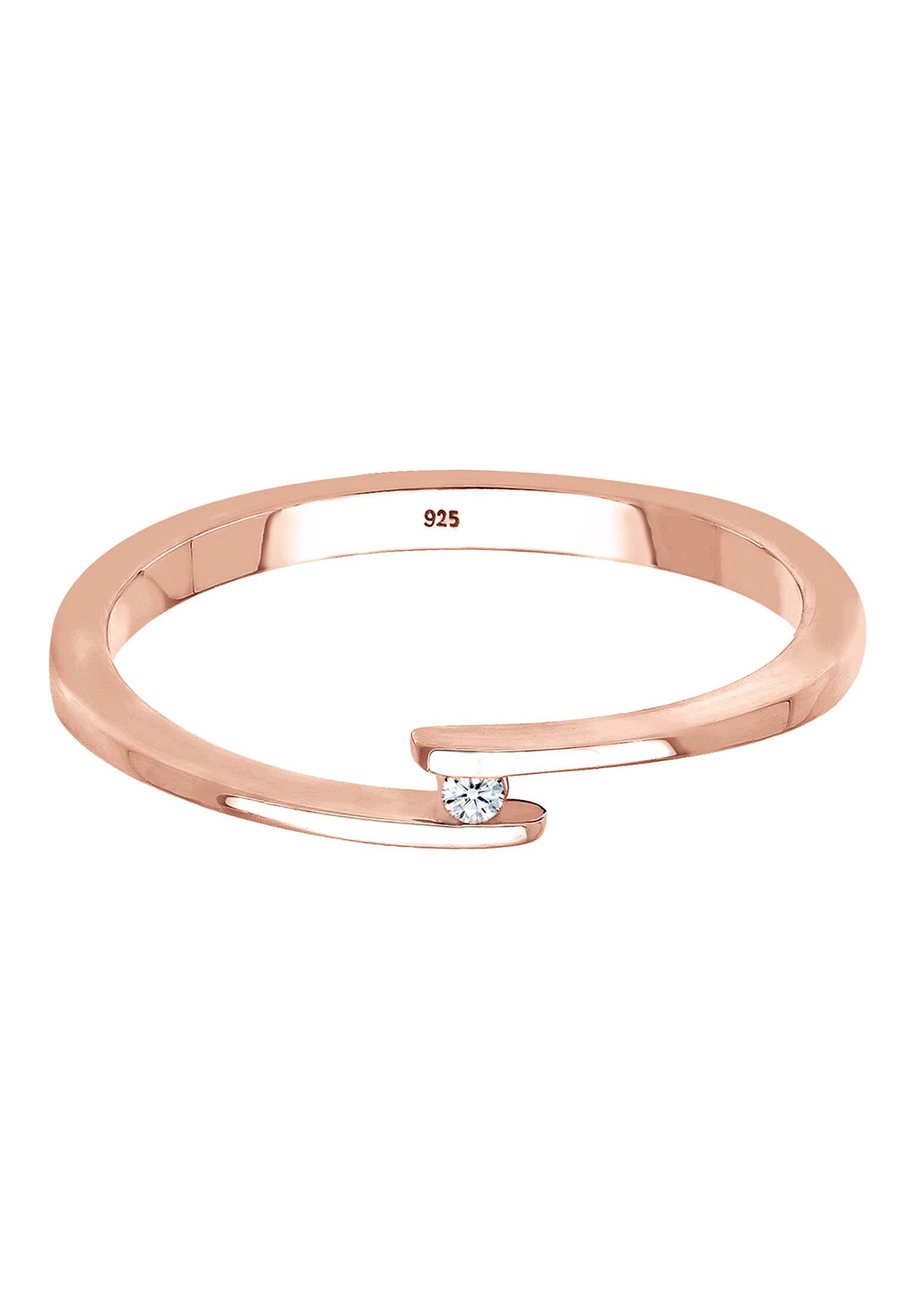 Elli DIAMONDS Verlobungsring Diamant Weiß Brillantschliff (0.015 ct) 925 St günstig online kaufen