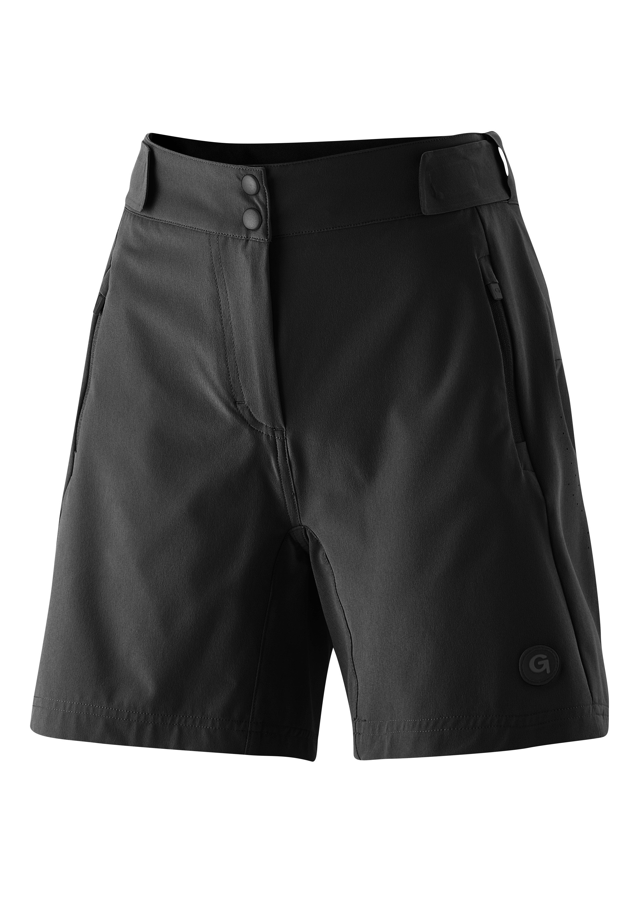 Gonso Fahrradhose Adventure Super Shorts W Damen Bike-Shorts, Innenhose mit Sitzpolster, Radhose mit Komfortbund