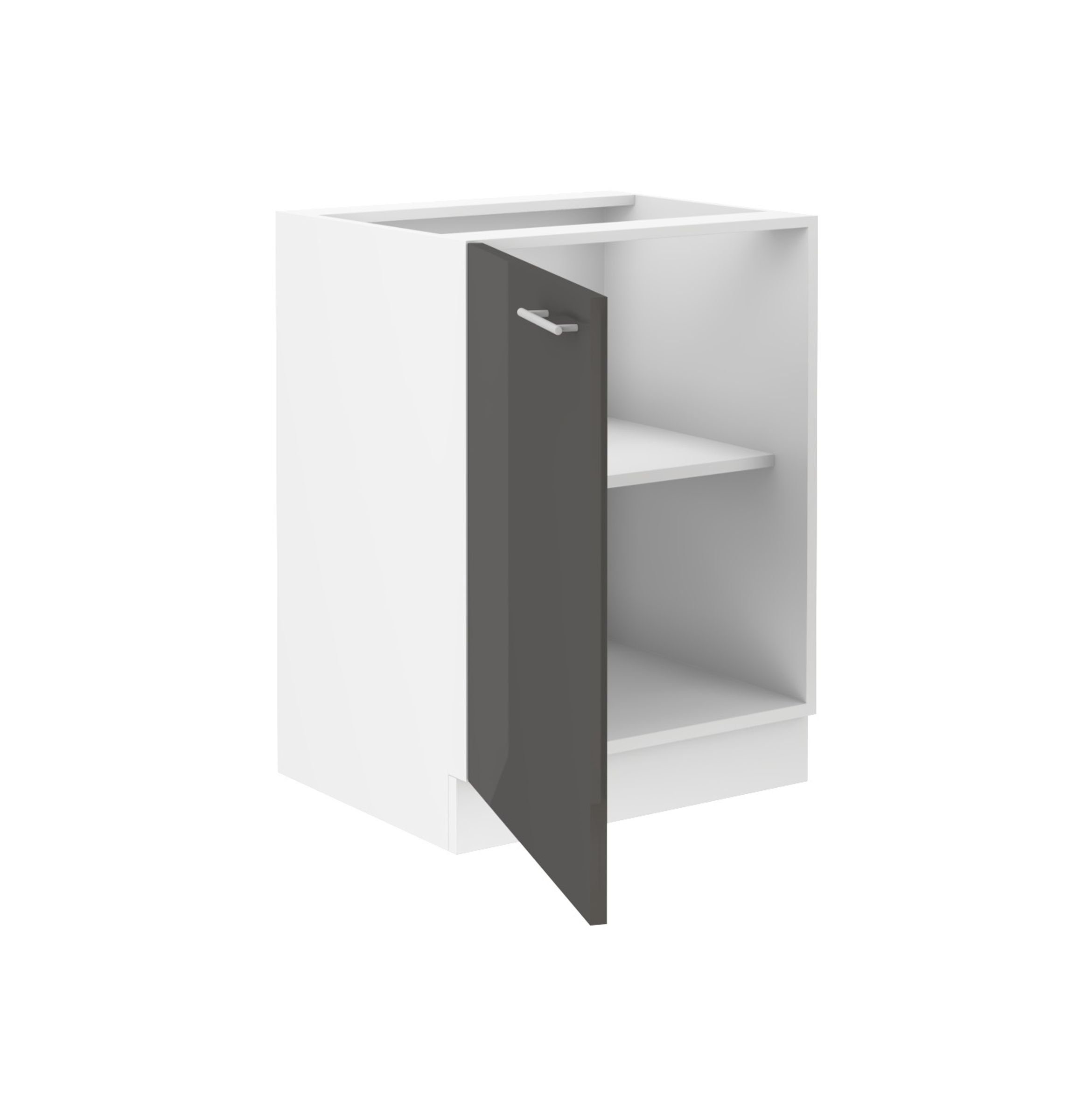 Küchen-Preisbombe Unterschrank 60 cm Lara Grau günstig online kaufen
