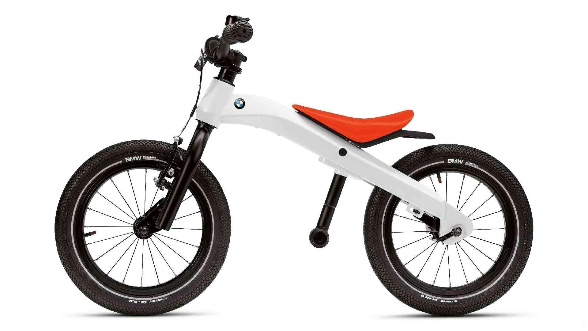 BMW Autositzschutz BMW Kidsbike weiß Laufrad Fahrrad Bike Aluminium 14 Zoll Kinderfahrrad, 1-tlg.