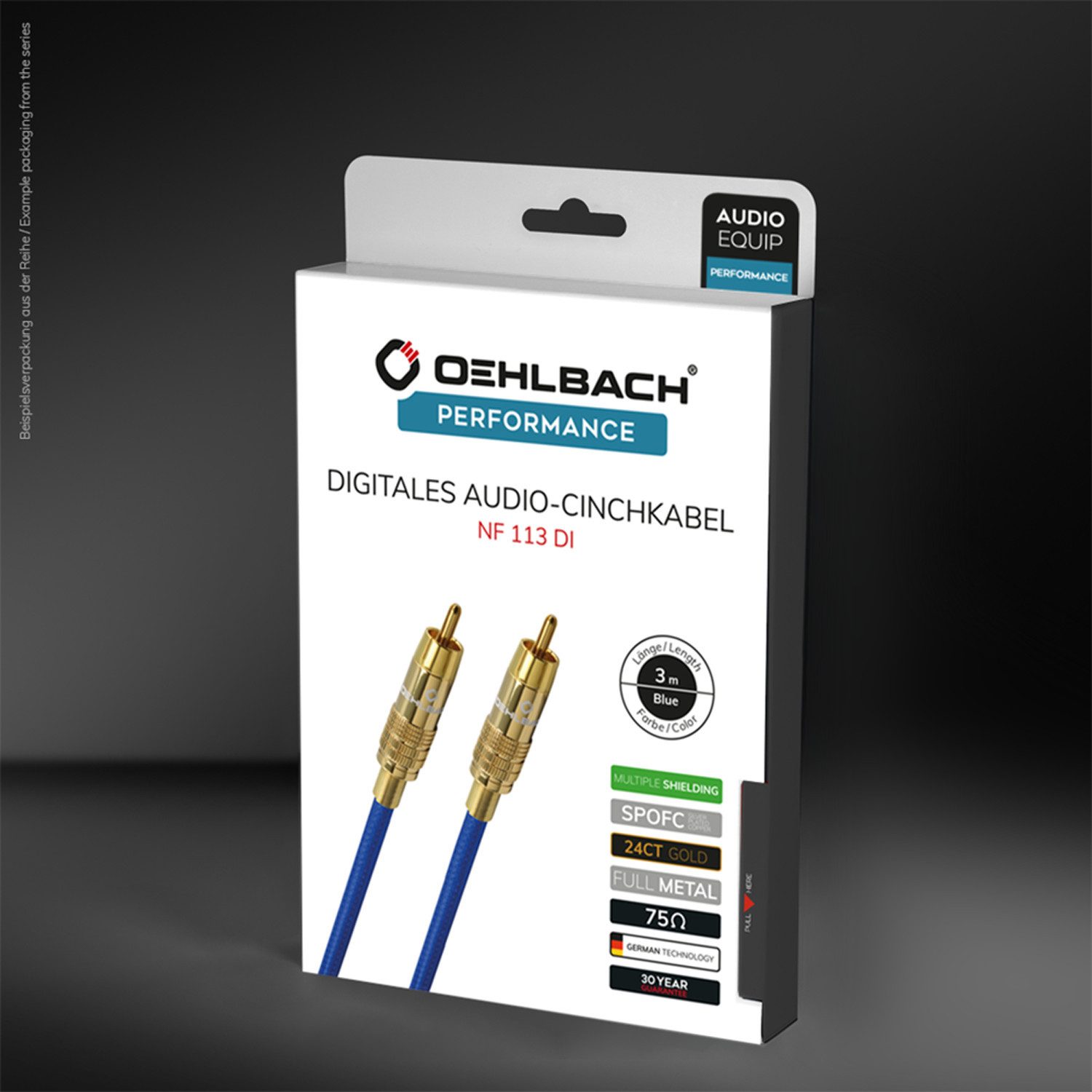 OEHLBACH NF 113 DI Digitales Audio-Cinchkabel Audio-Kabel, Cinch, Cinch (50 cm), Flexibel, Hochwertiges Kupfer