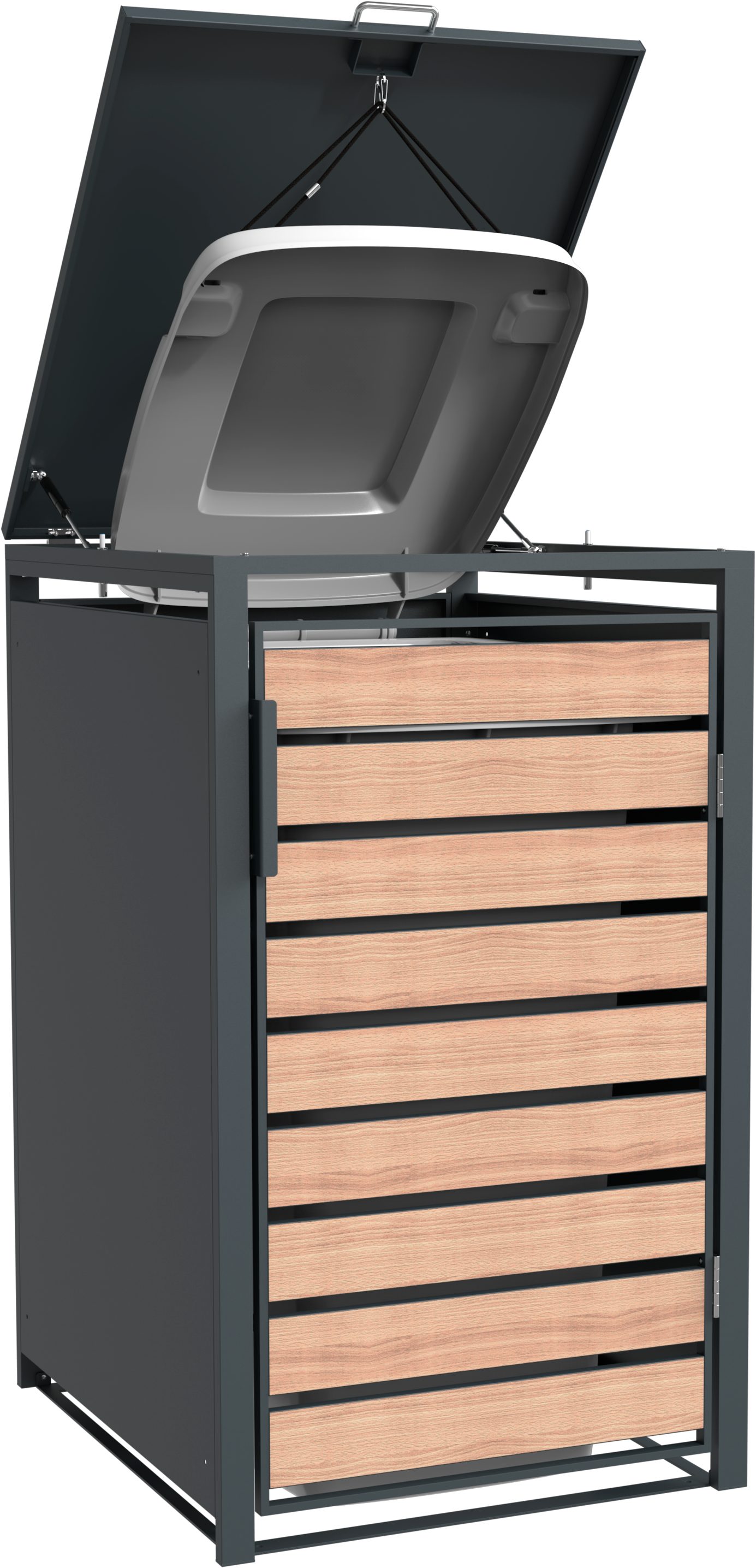 WESTMANN Mülltonnenbox Lacina, Platz für 1 Mülltonne 240 L, BxHxT: 68x80x116 cm