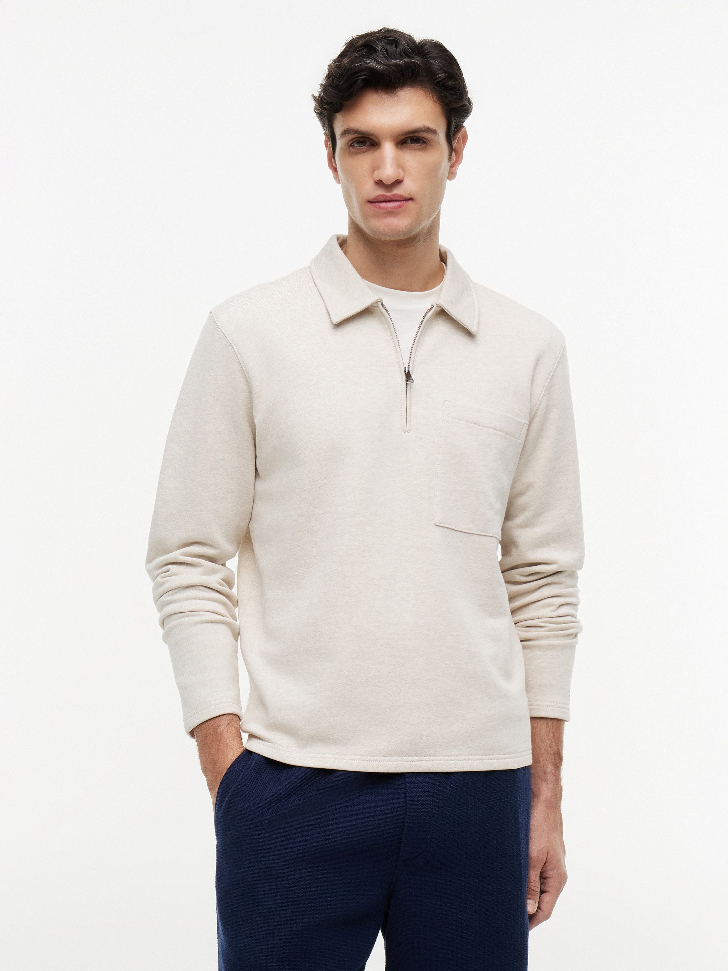 Tommy Hilfiger Sweatshirt ESSENTIAL TERRY POCKET 1/4 ZIP