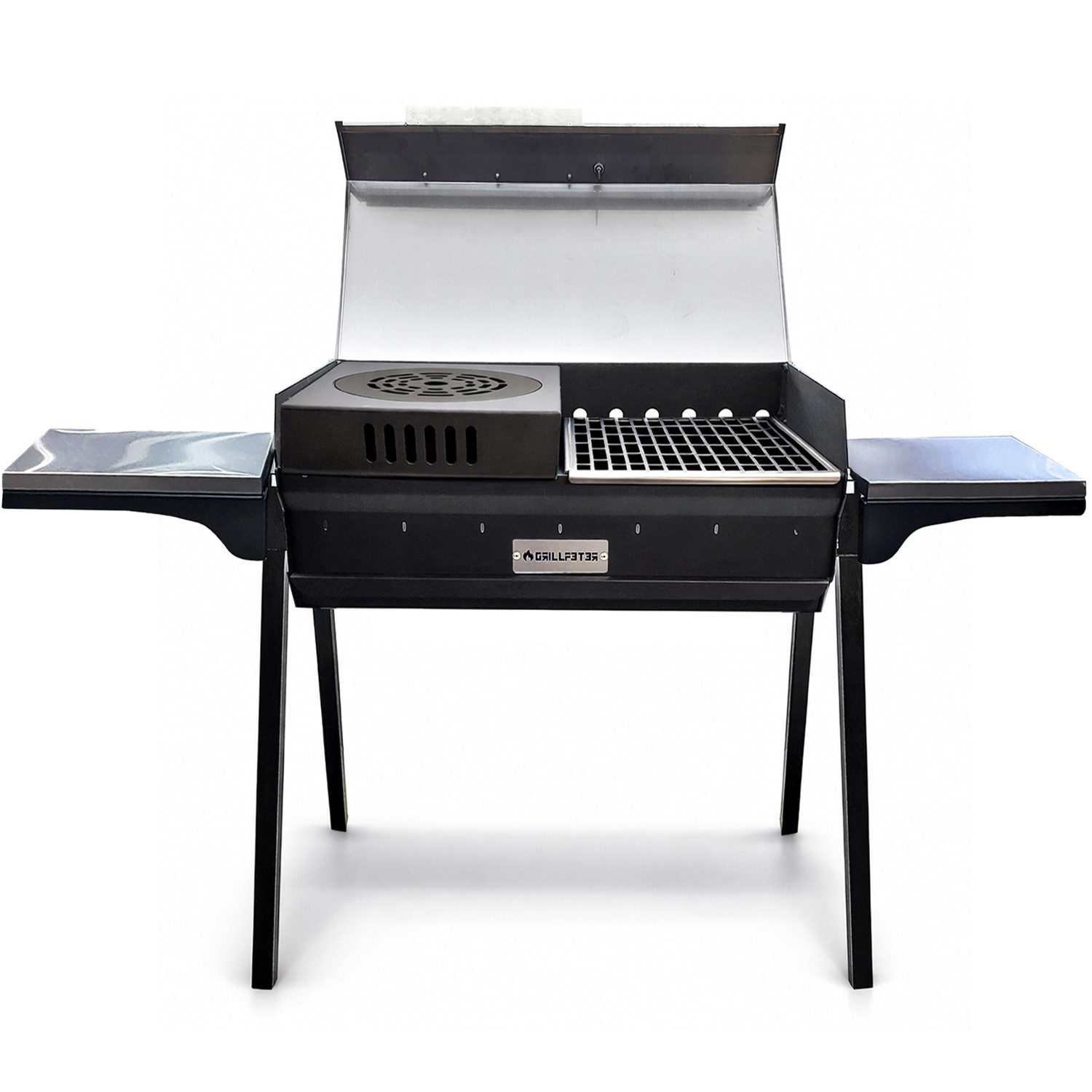 Grillpeter Holzkohlegrill Profi Mangal Altan 70 Stahl 3mm Schaschlikgrill Komplettset