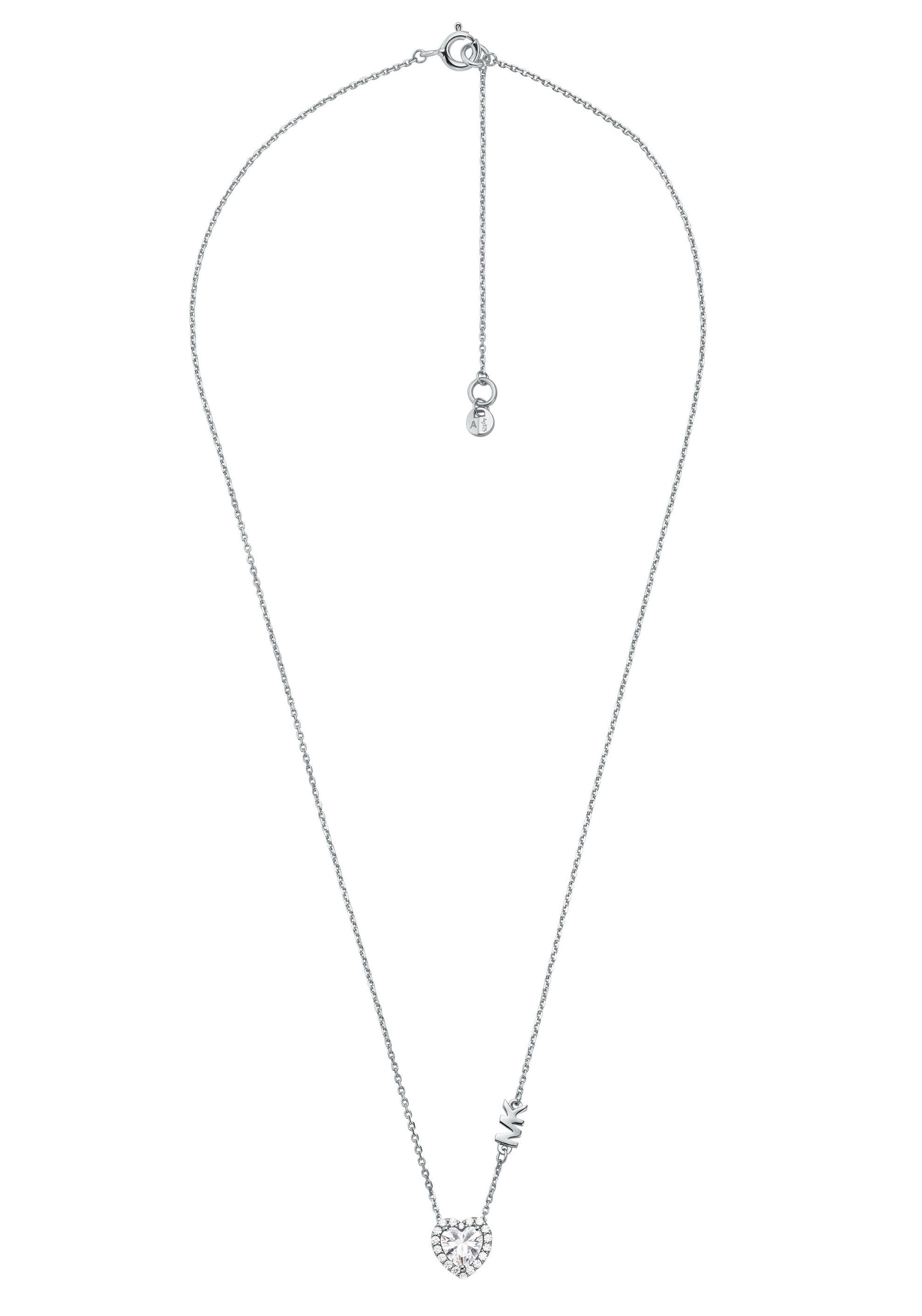 Starchenie Herz Halskette Aus 925 Sterling Silber – Mit Engel Flügeln & Zirkonia, Geburtsstein-Anhänger
