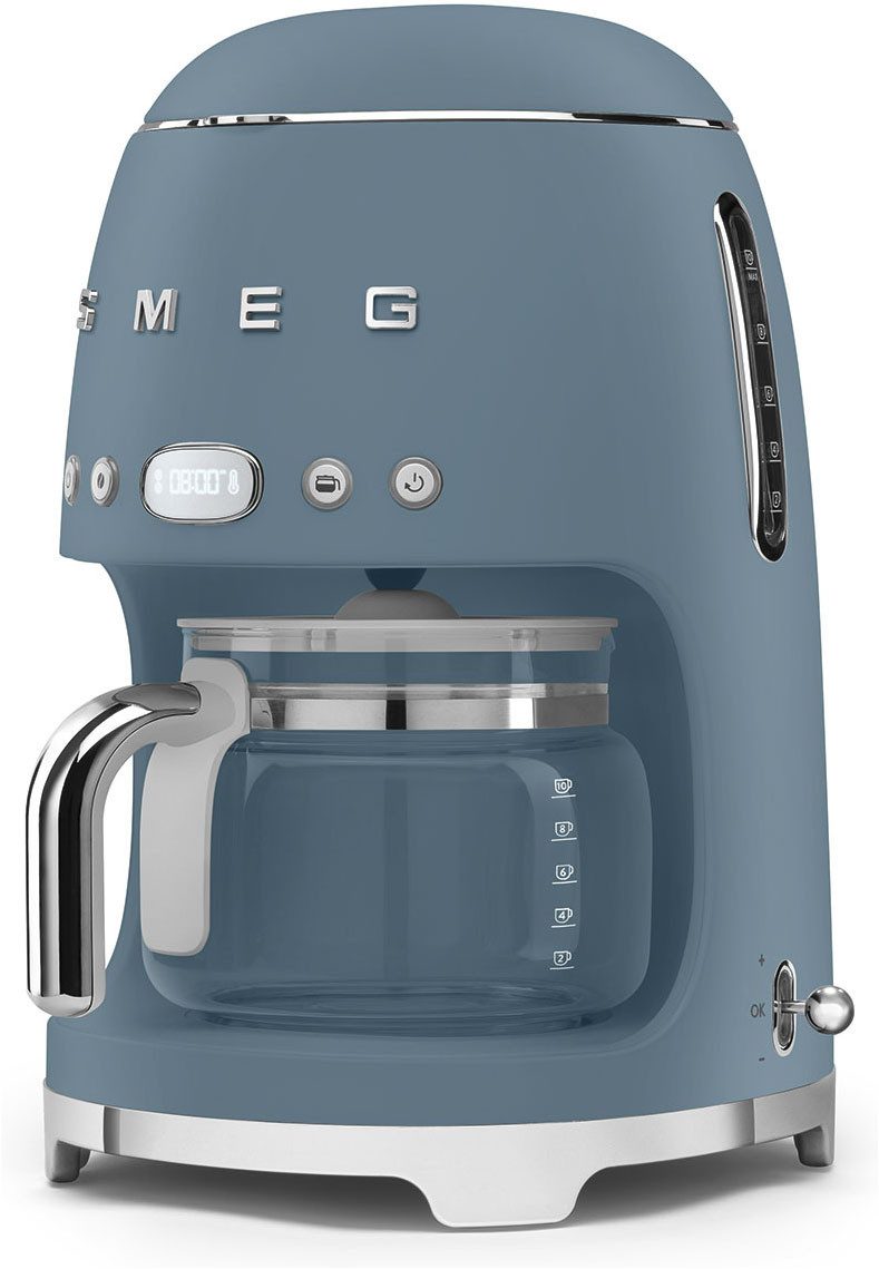 Smeg Filterkaffeemaschine DCF02SBMEU, 1,25l Kaffeekanne, 1x4, Programmierbarer Auto-Start