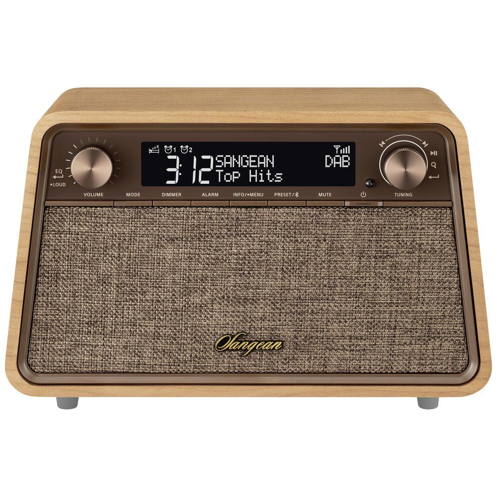 DAB+, WR-201 Wooden Tischradio Premium Cabinet Sangean Radio FM DAB+, Sangean Blueto