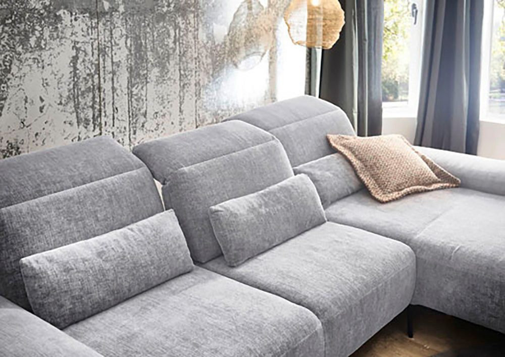 Home affaire Dekokissen Liora, Nierenkissen groß, Breite 75 cm, passend zur Liora-Serie, extra Rückenstütze & optisches Highlight