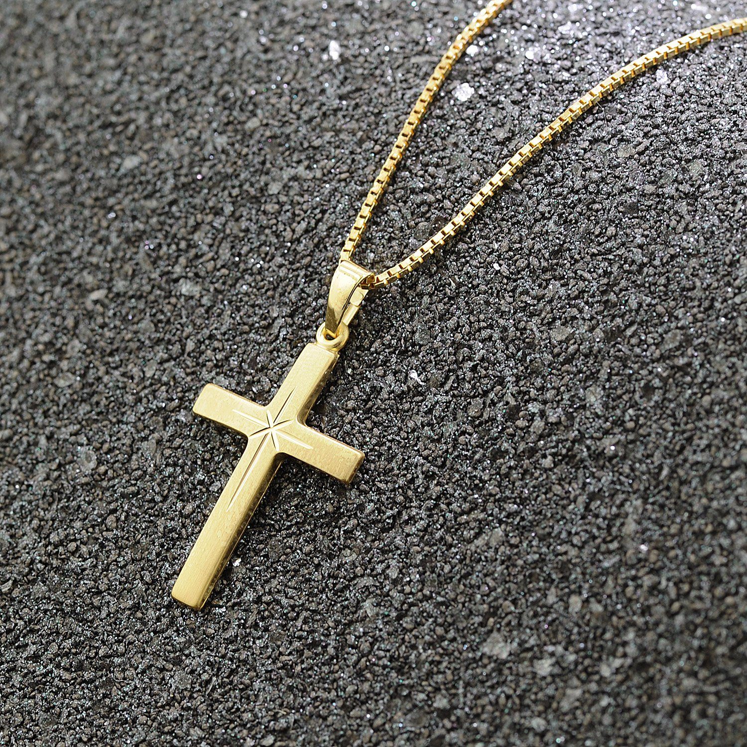 trendor Kette mit Anhänger Kreuz 24 günstig online kaufen