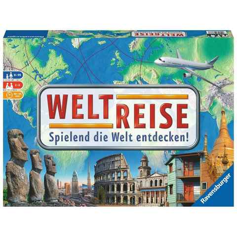 Ravensburger Spiel, Familienspiel Ravensburger 26888 Weltreise