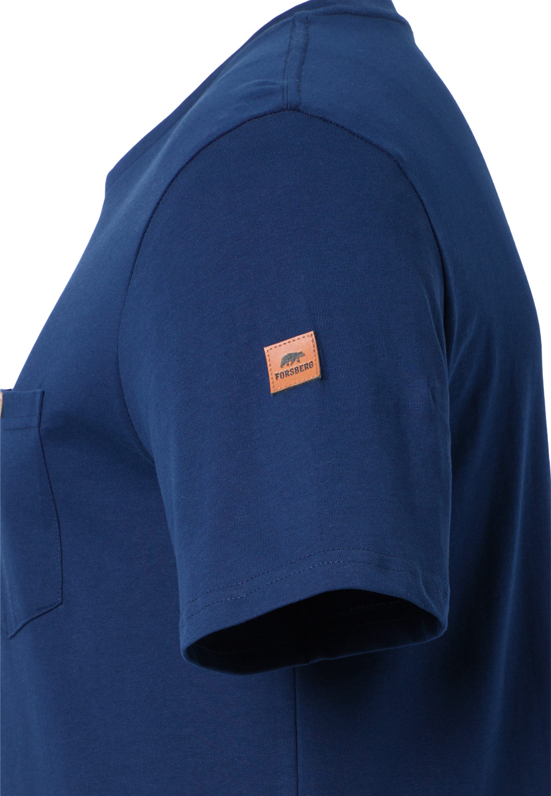 FORSBERG T-Shirt mit Brusttasche