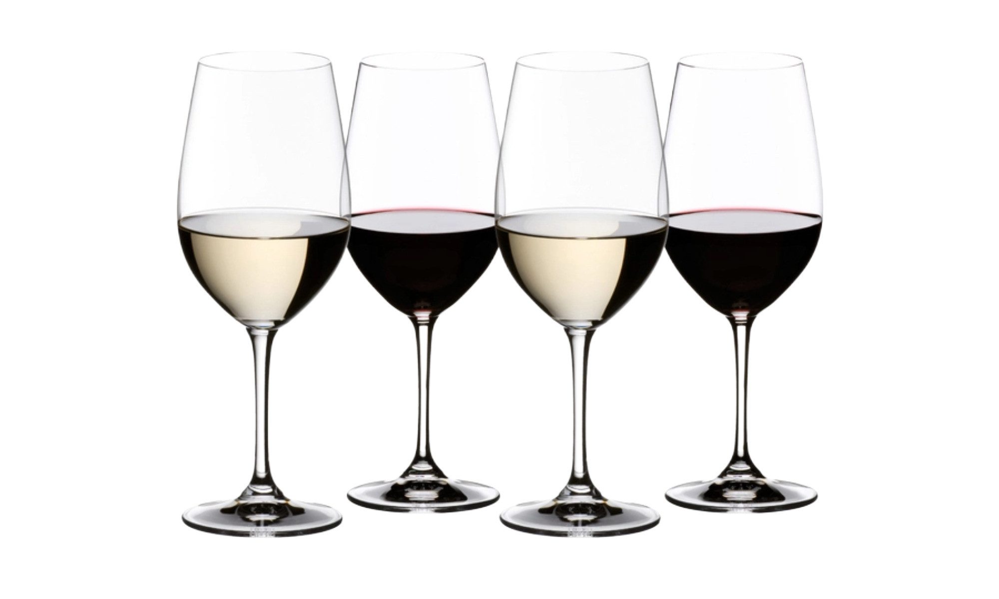 RIEDEL THE WINE GLASS COMPANY Rotweinglas RIEDEL Weinglas Vinum Riesling Kauf 4 Zahl 3, Kristallglas