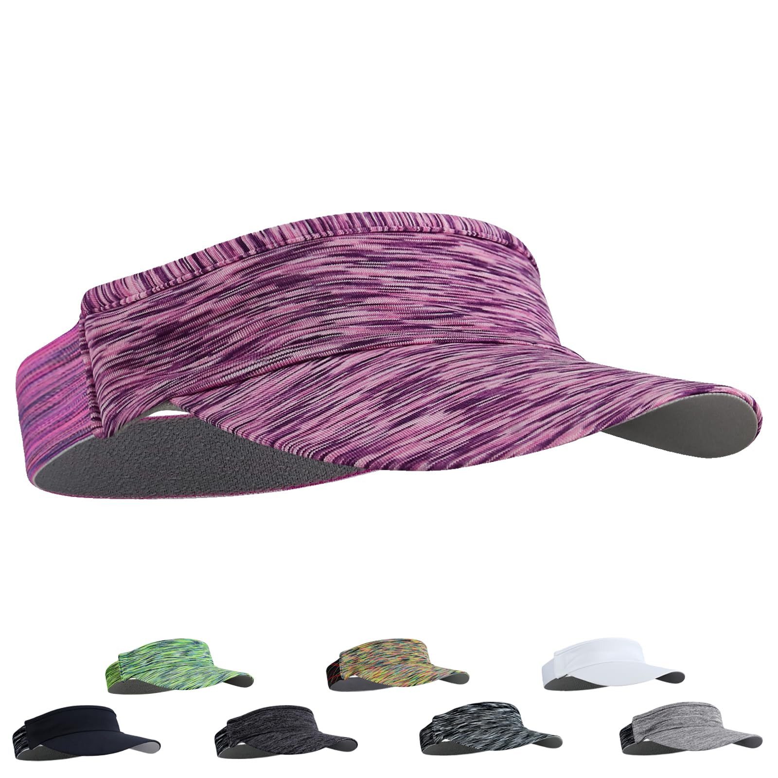 Coonoor Strohhut Unisex Visoren Cap Sonne Hut Golf Tenniskappe mit Sonnenblende (1-St) Baseball Kappe Baseballmütze