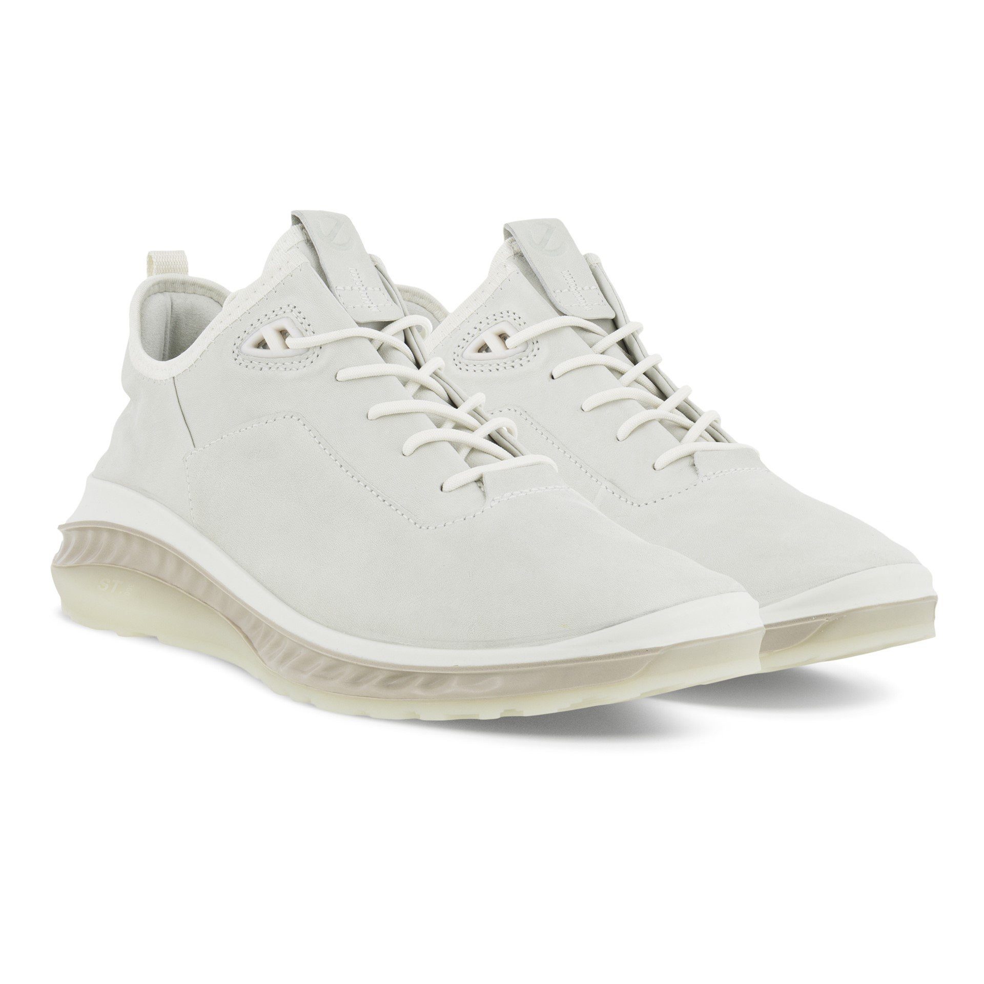 Ecco ST.360 Vollnarbenleder weiss Herren Sneaker günstig online kaufen