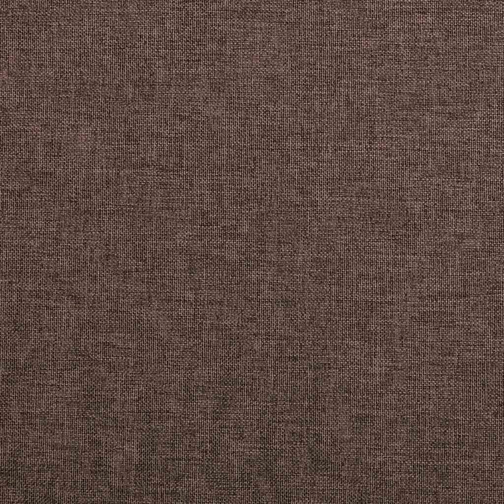 vidaXL Vorhang Verdunkelungsvorhänge Haken Leinenoptik 2 Stk. Taupe 140x245 cm (2 St) – Bild 4 von 5