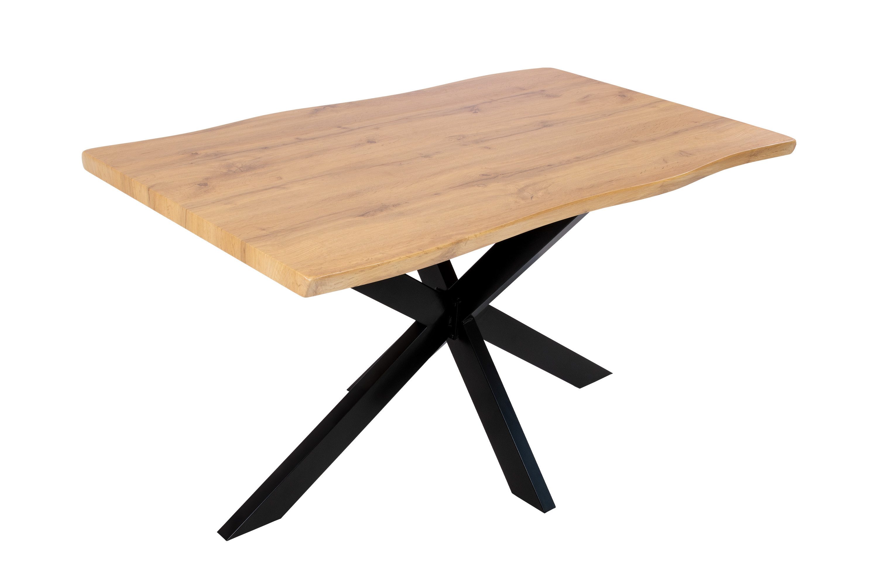Loreno® Esstisch Josy, verschiedene Holz-Optik, Baumkante, günstig online kaufen