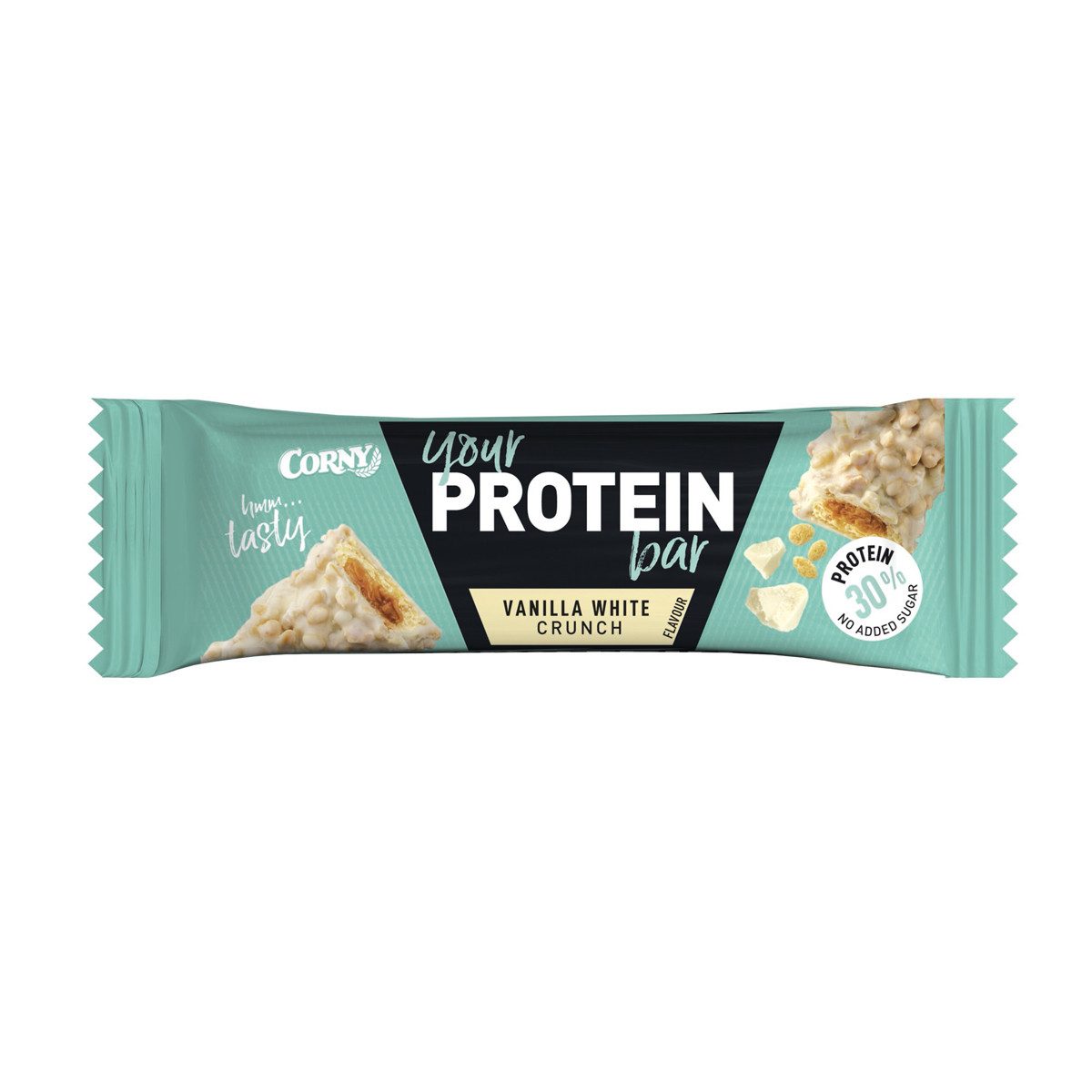 CORNY Cerealien, Corny your Protein bar Vanilla White Crunch mit Vanillegeschmack 45g