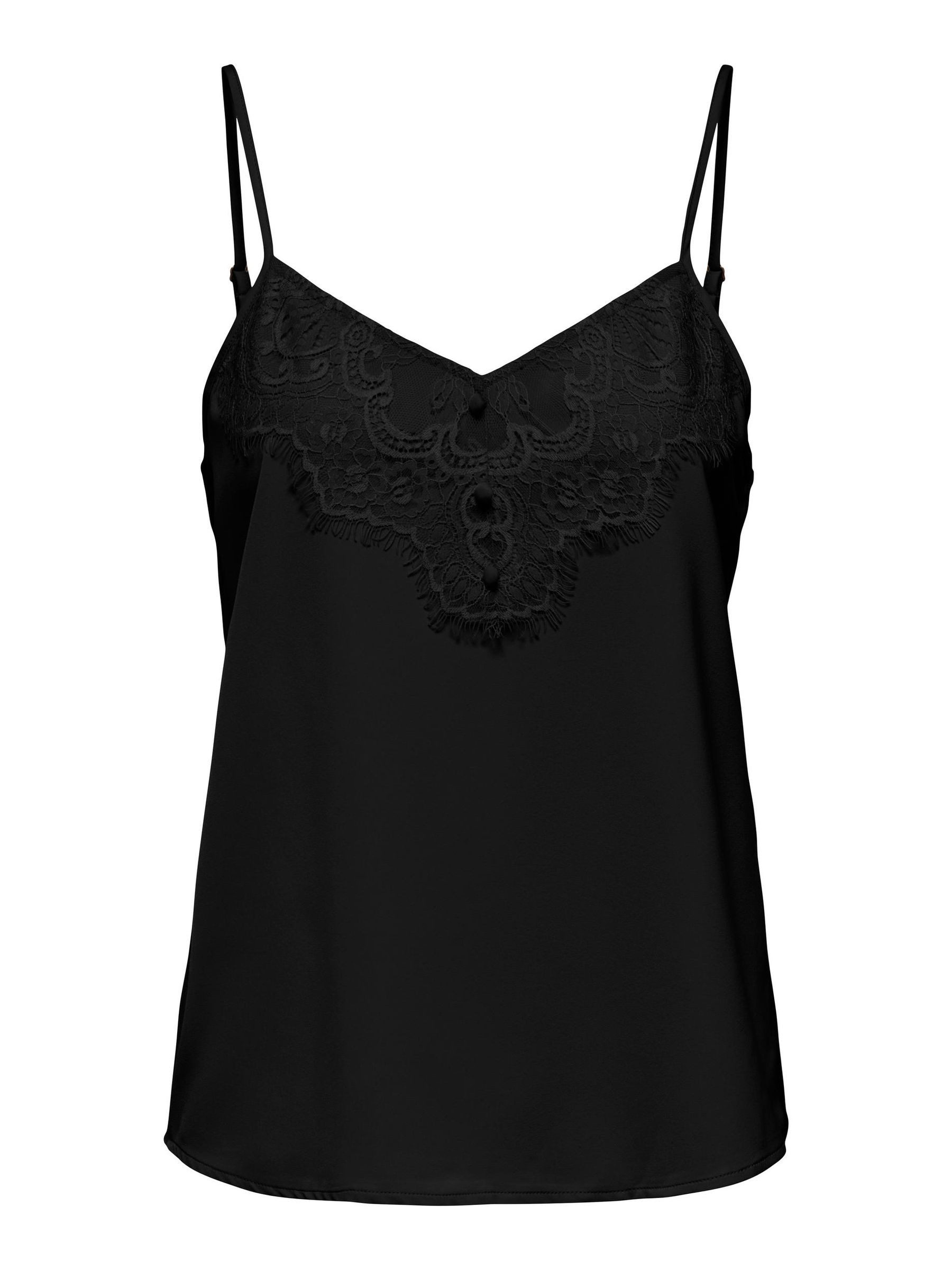 JACQUELINE de YONG Shirttop Elegantes Spitzen Ärmelloses Party JDYSISI JDYSISI SINGLET WVN
