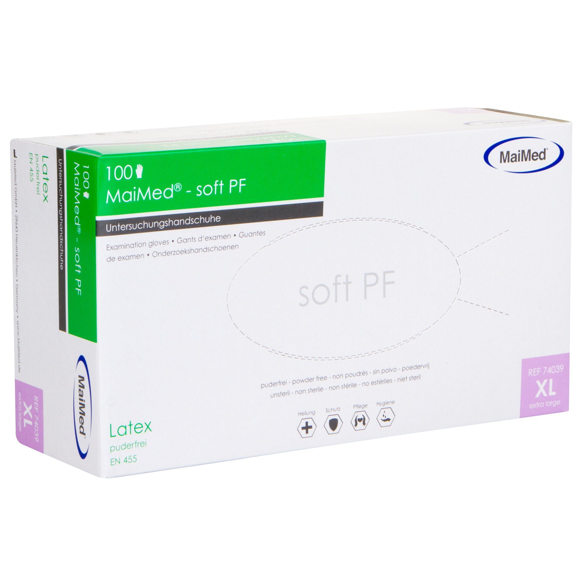 MaiMed Latexhandschuhe unsteril