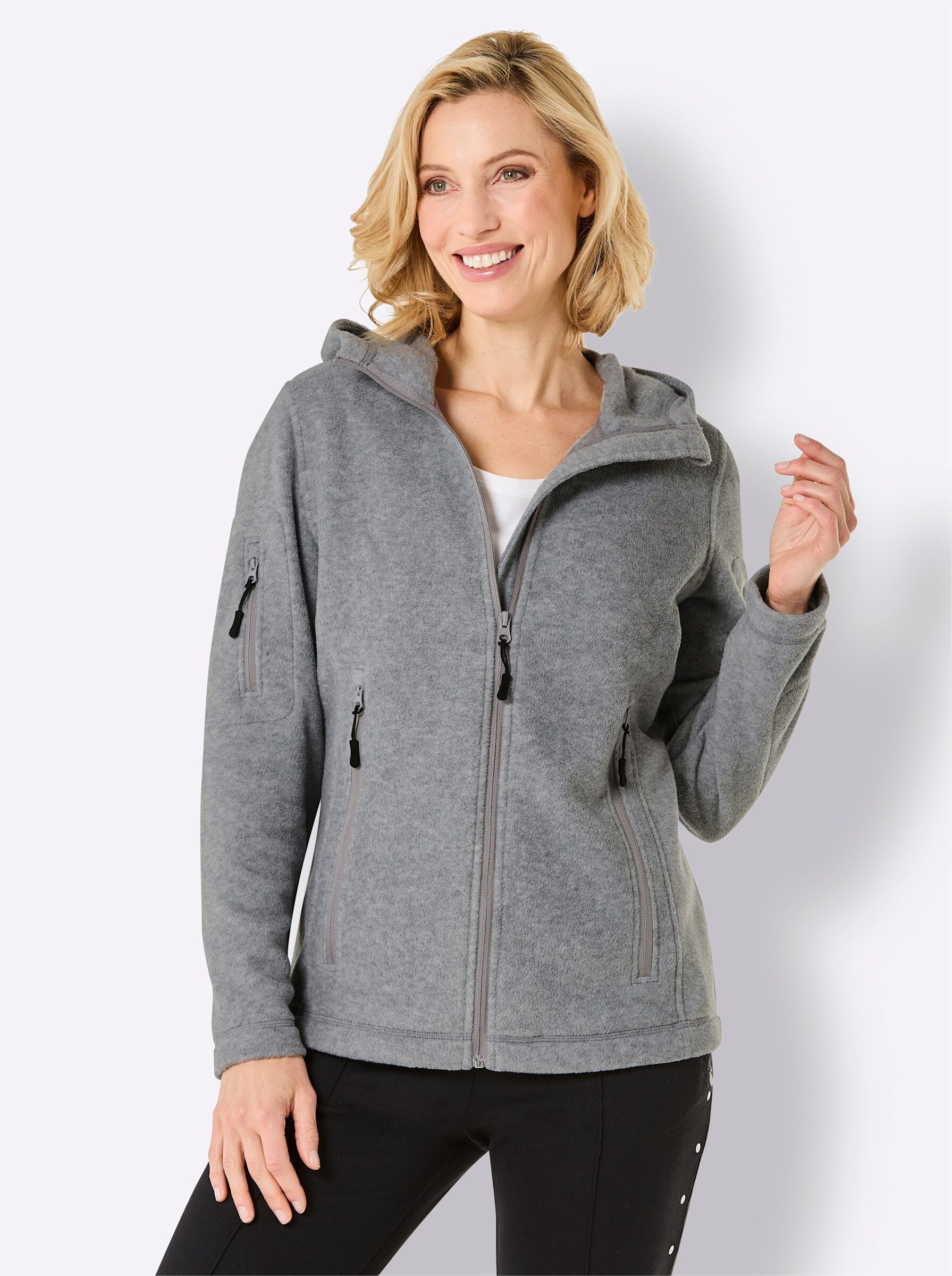 Trainingsshirt Fleecejacke .