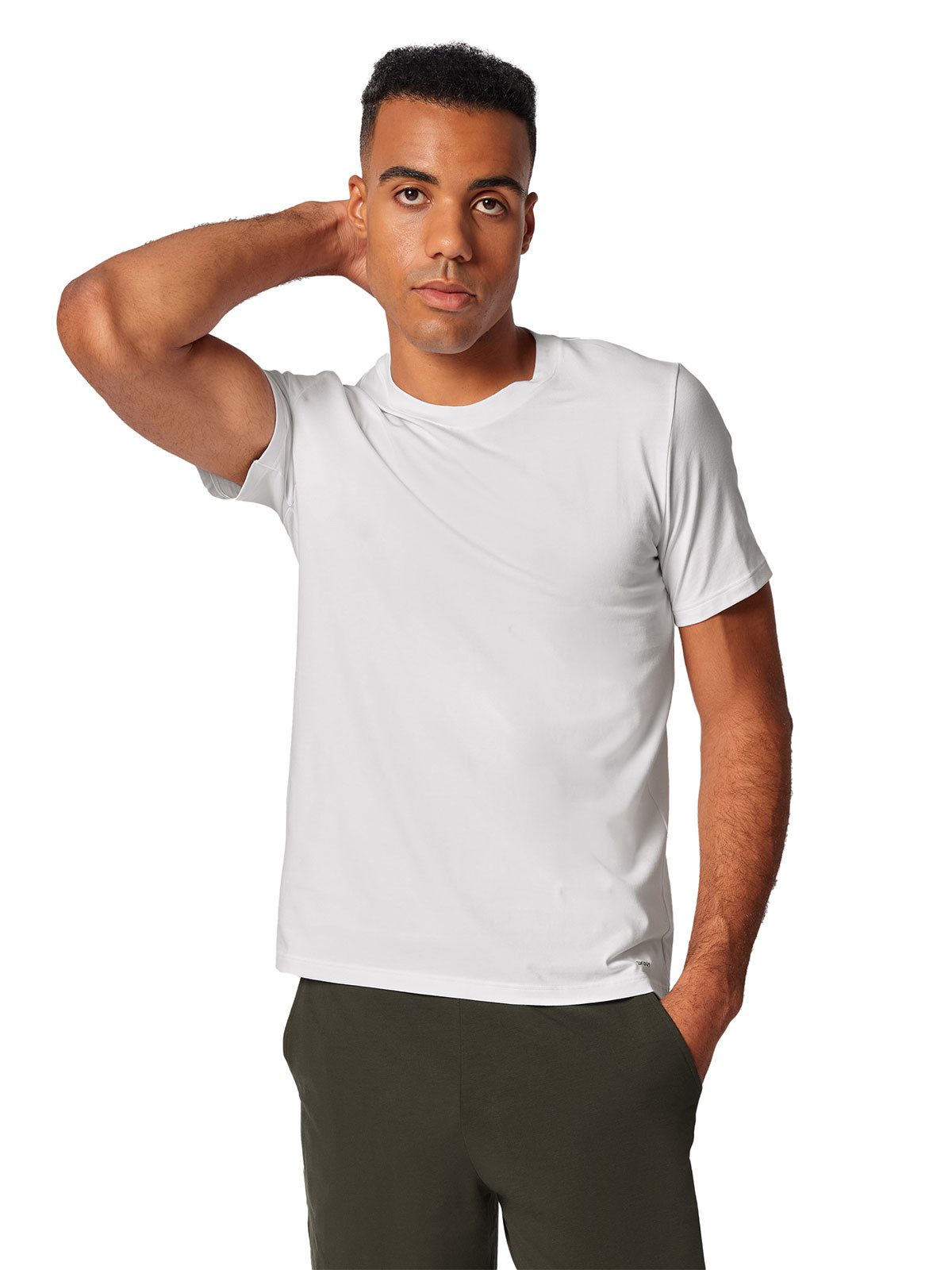 Skiny T-Shirt Herren Shirt kurzarm Night In Mix & Match (Stück, 1-tlg) -