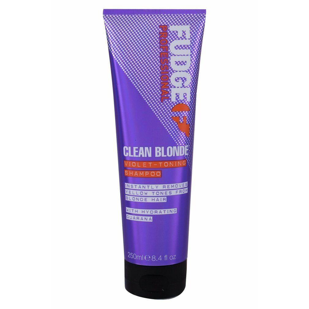 Blonde Fudge Fudge Tönungsshampoo Haarshampoo ml Care violettes Clean 250