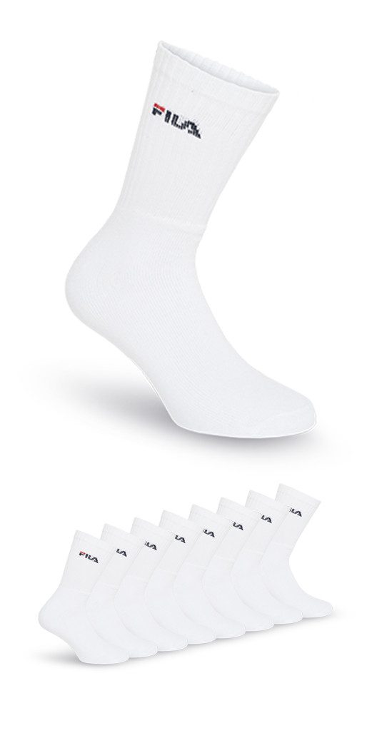 Fila Tennissocken UNISEX CREW TENNIS FULL TERRY SOCKS (9-Paar) mit eingestrickem Logo
