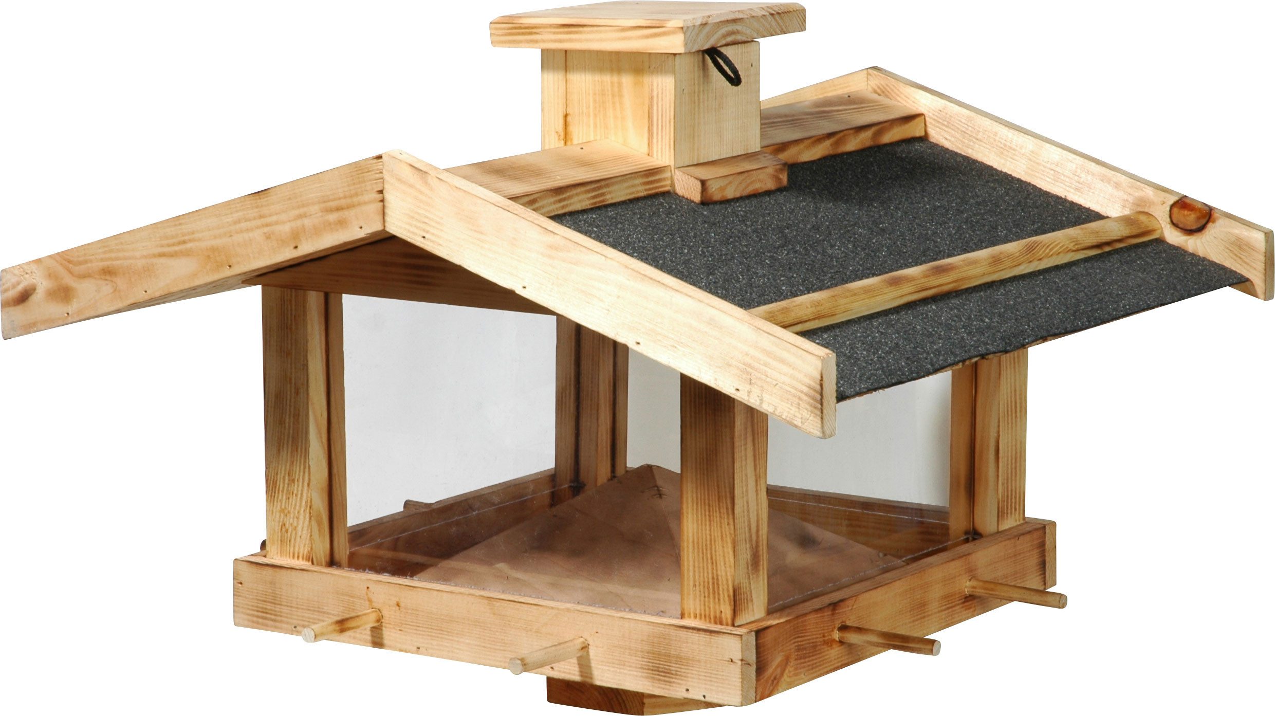 Vogelhaus Vogelfutterhaus für Ständermontage