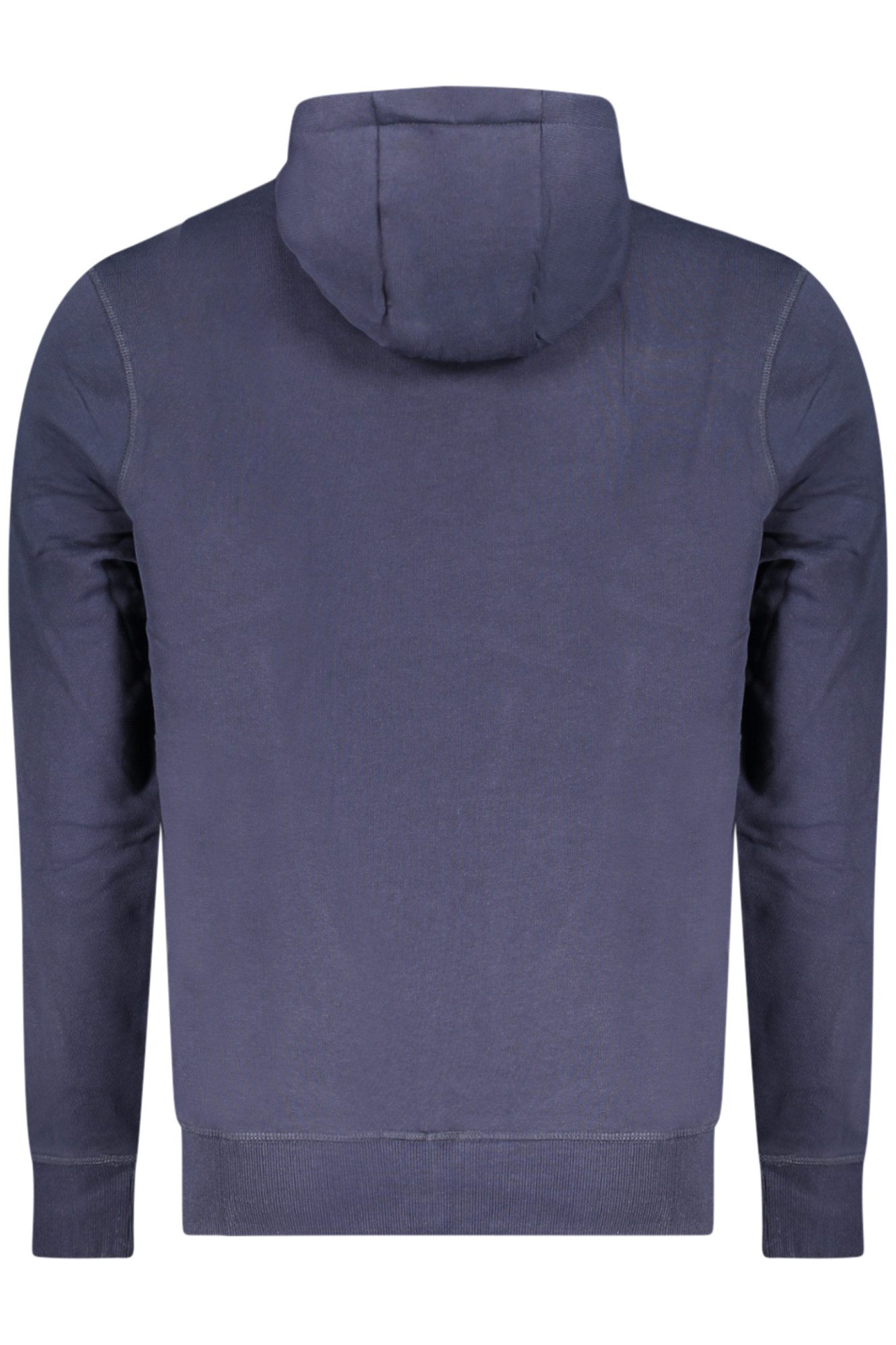 North Sails Sweatshirt Blaues Herren-Sweatshirt mit Kapuze und Bauchtasche