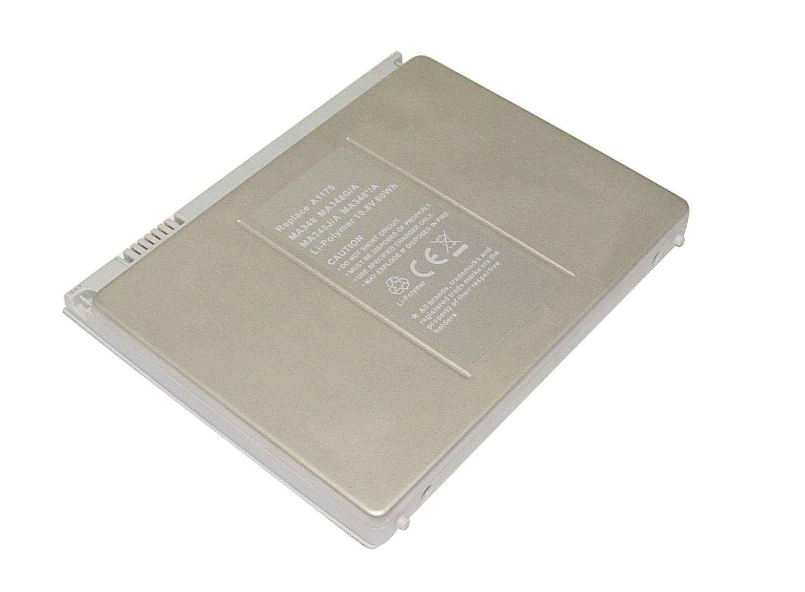 MacBook 5600 MA348G/A, V) MA348J/A, A1260 PowerSmart A1175, mAh NMA017.28P A1211 Apple (10,8 15" Ersatz A1226 MA348, A1150 Li-Polymer Pro Laptop-Akku MA348*/A, für